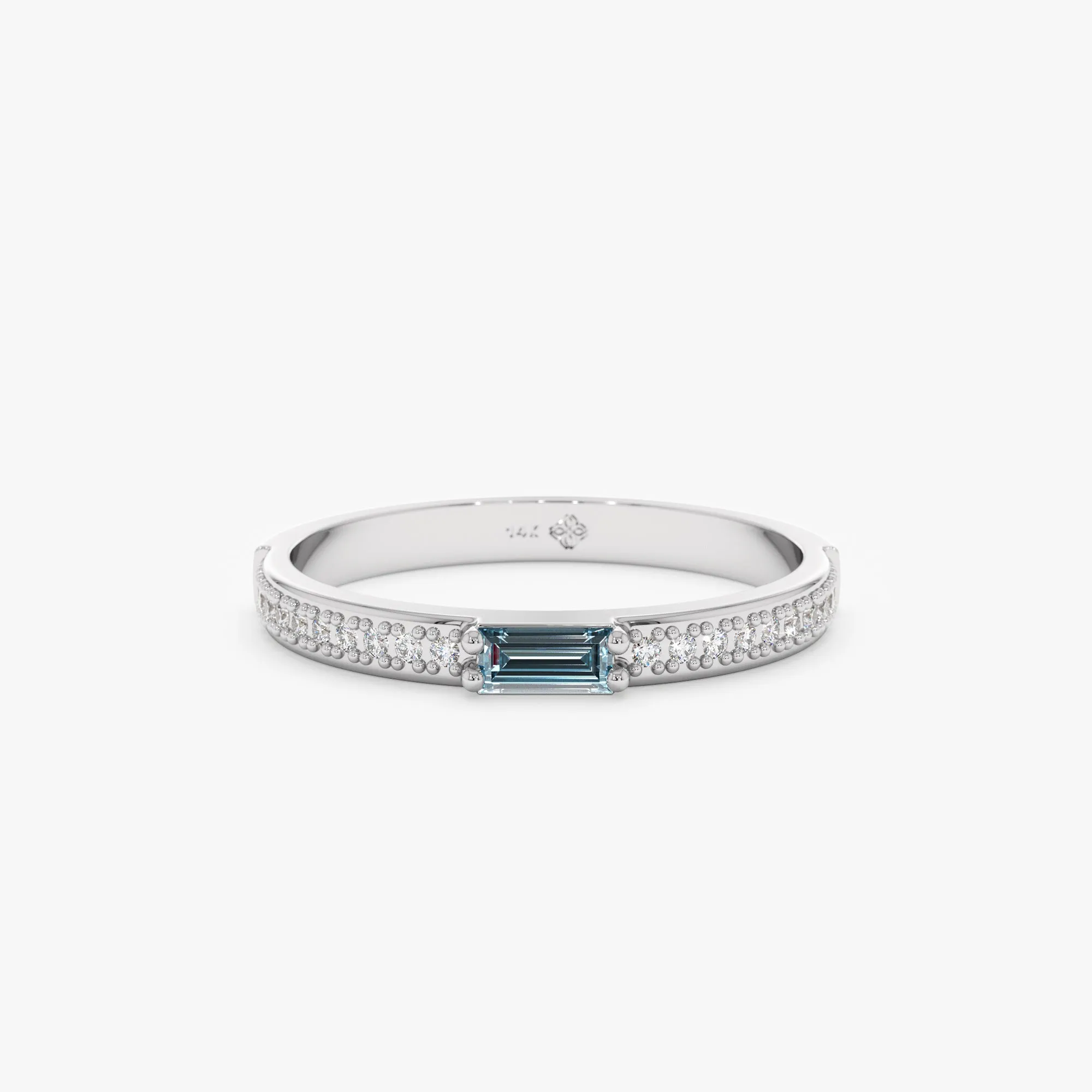 Diamond and Baguette Topaz Ring, Madilyn SARAHELISE