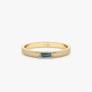 Diamond and Baguette Topaz Ring, Madilyn SARAHELISE