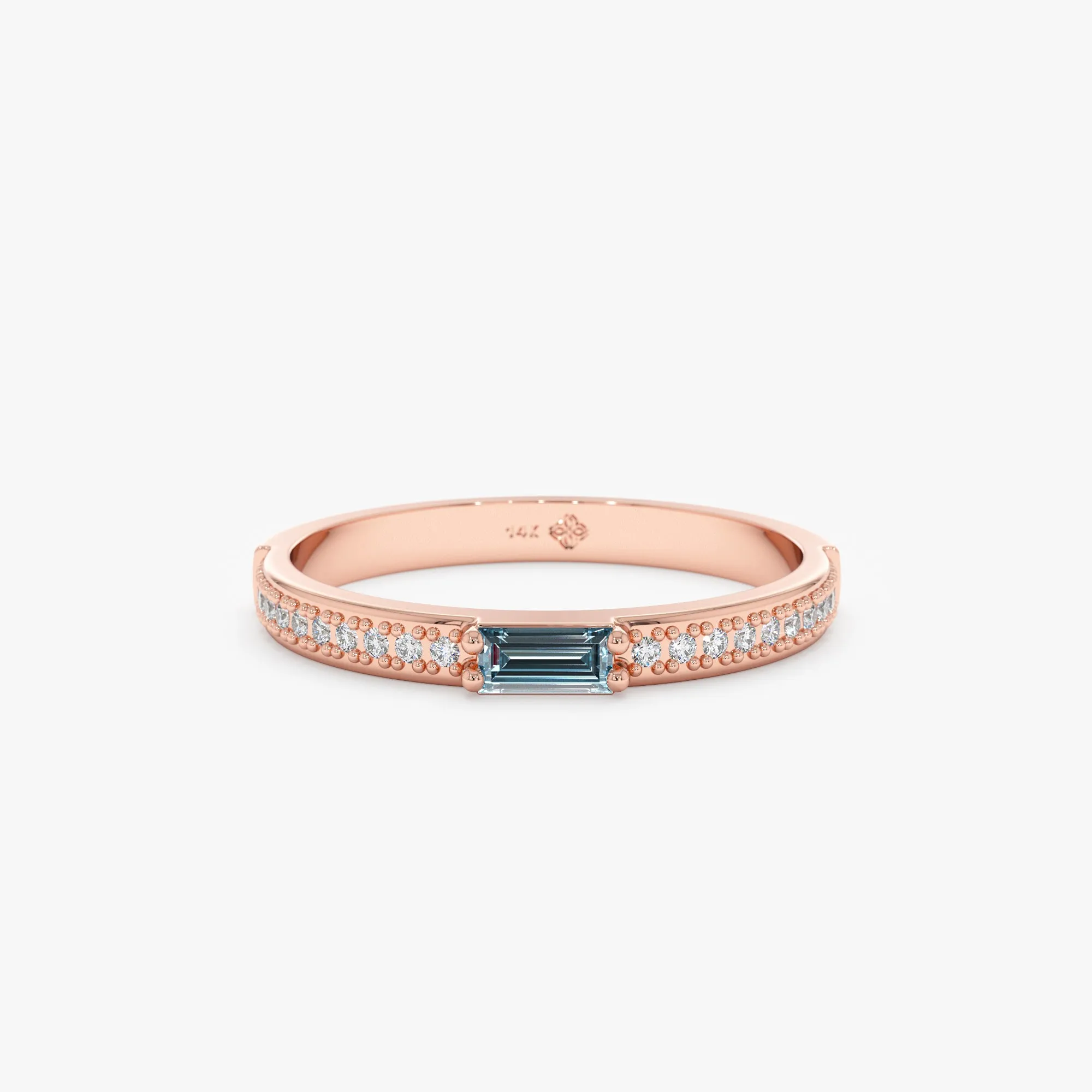 Diamond and Baguette Topaz Ring, Madilyn SARAHELISE