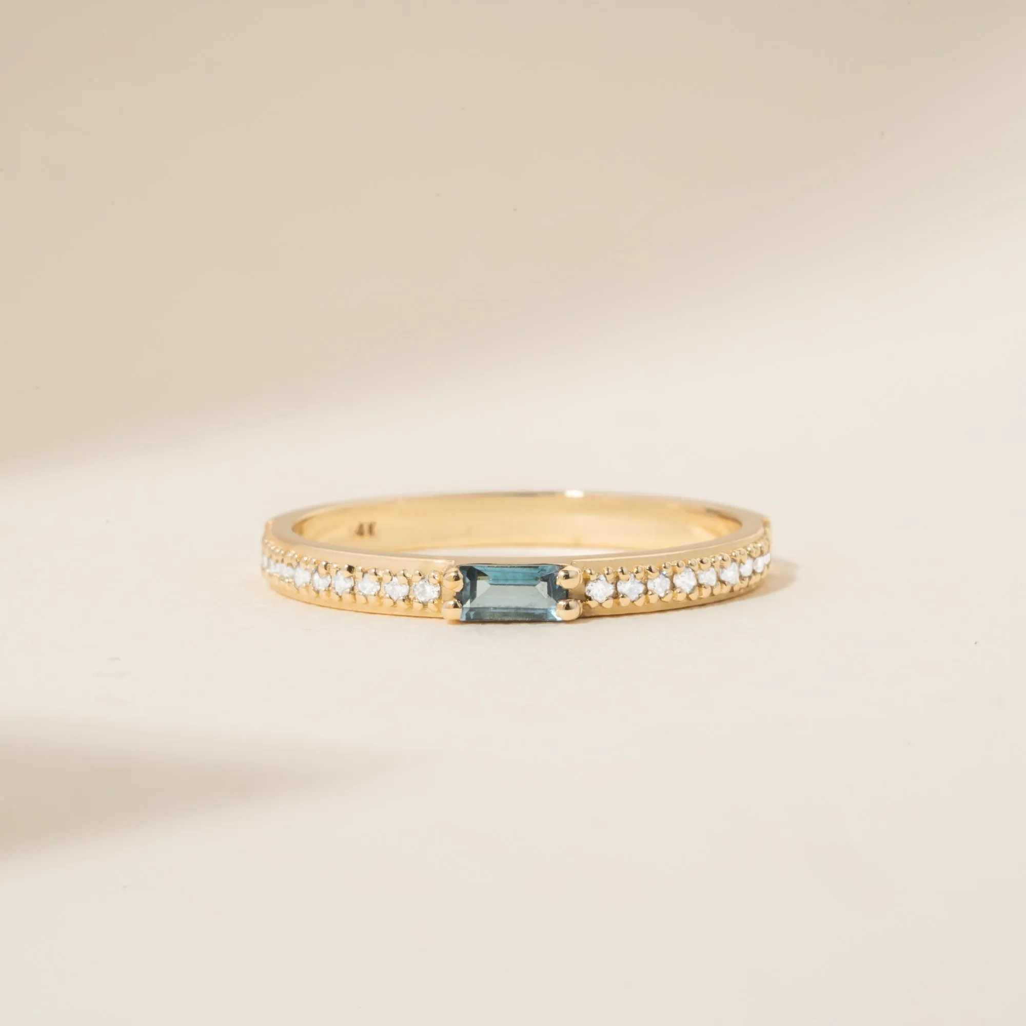 Diamond and Baguette Topaz Ring, Madilyn SARAHELISE