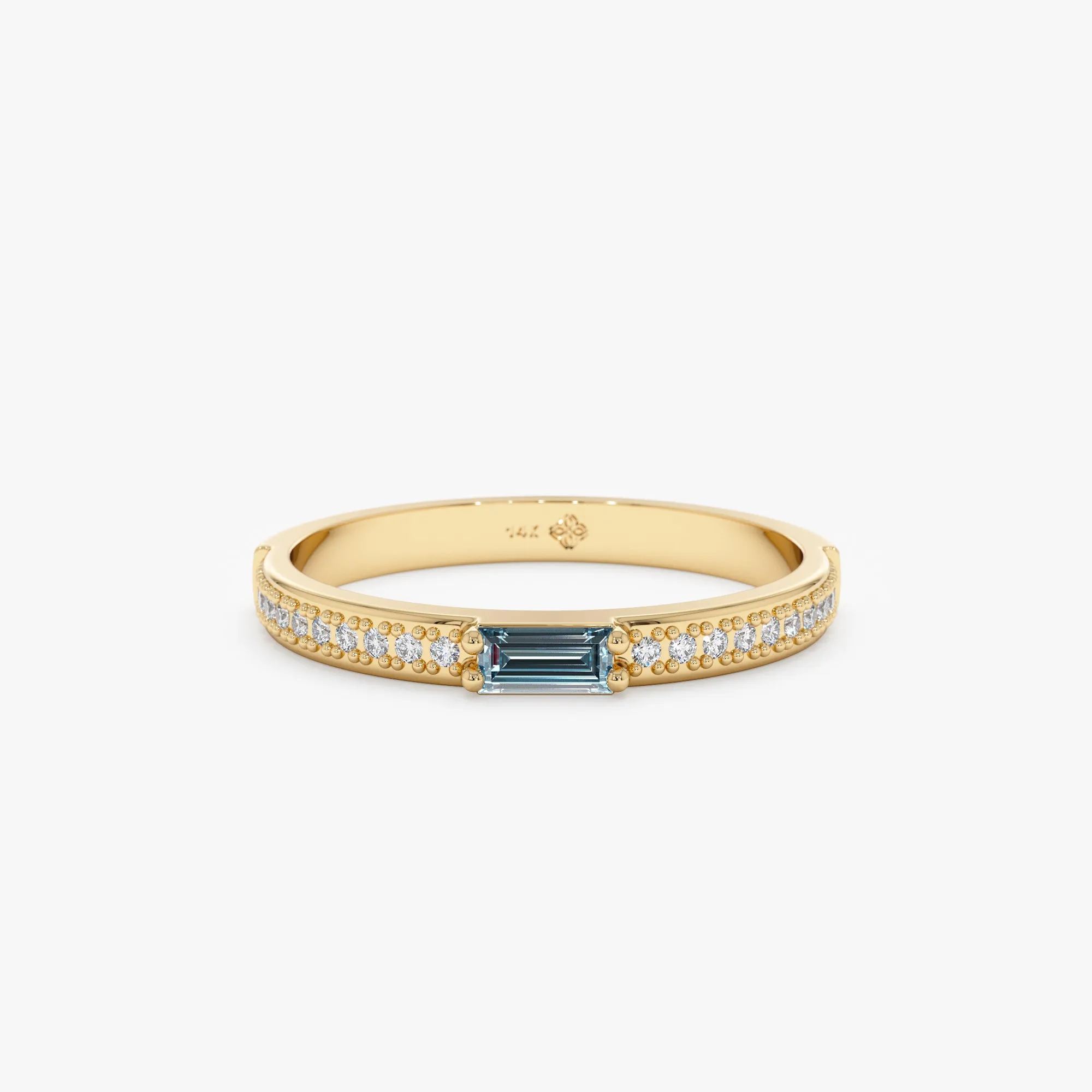 Diamond and Baguette Topaz Ring, Madilyn SARAHELISE