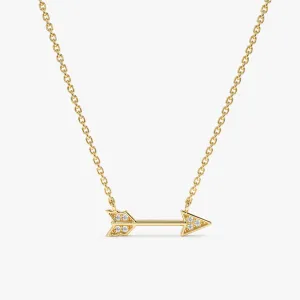 Diamond Arrow Necklace, Catherine SARAHELISE