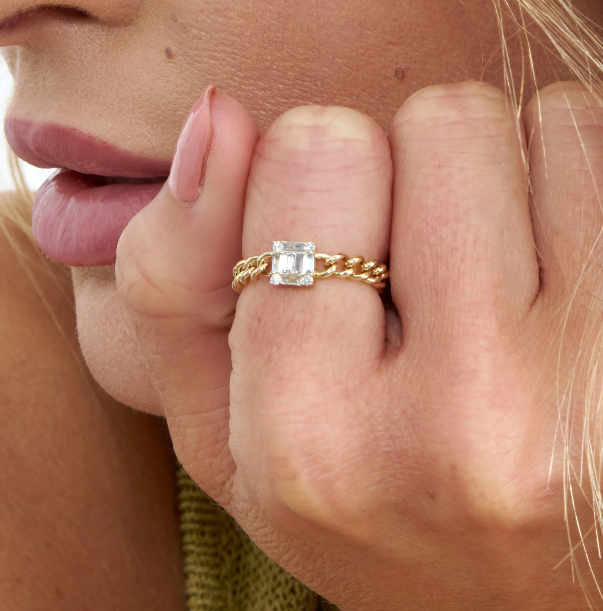 Diamond Chain Ring, Anaiya SARAHELISE