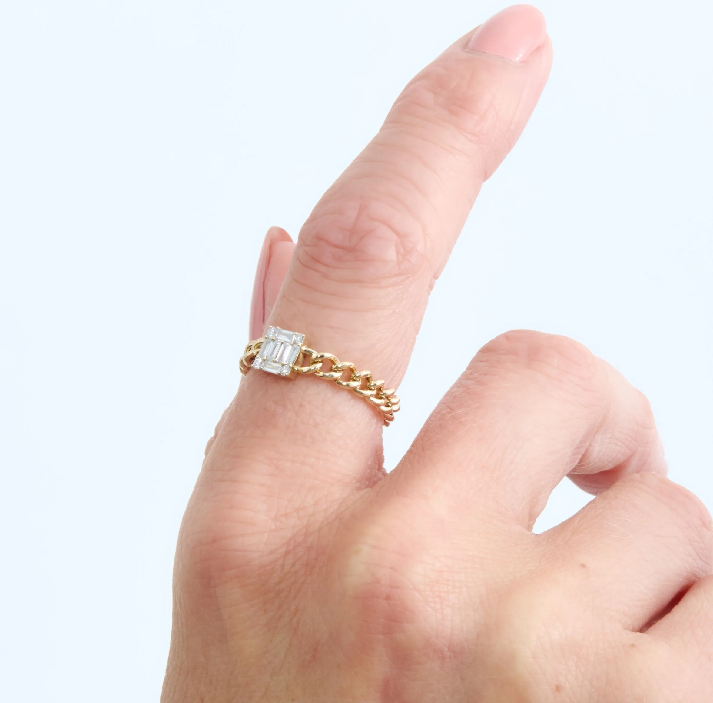 Diamond Chain Ring, Anaiya SARAHELISE