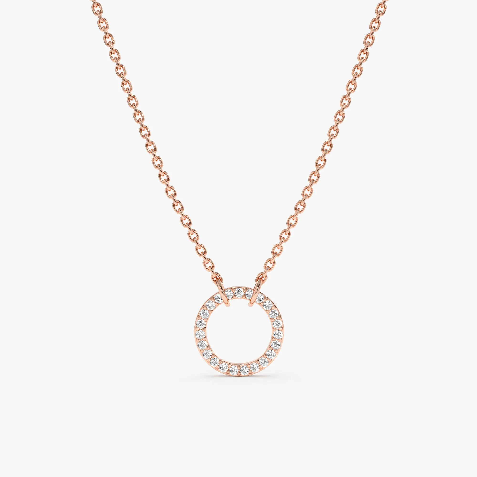 Diamond Circle Of Life Necklace, Lola SARAHELISE
