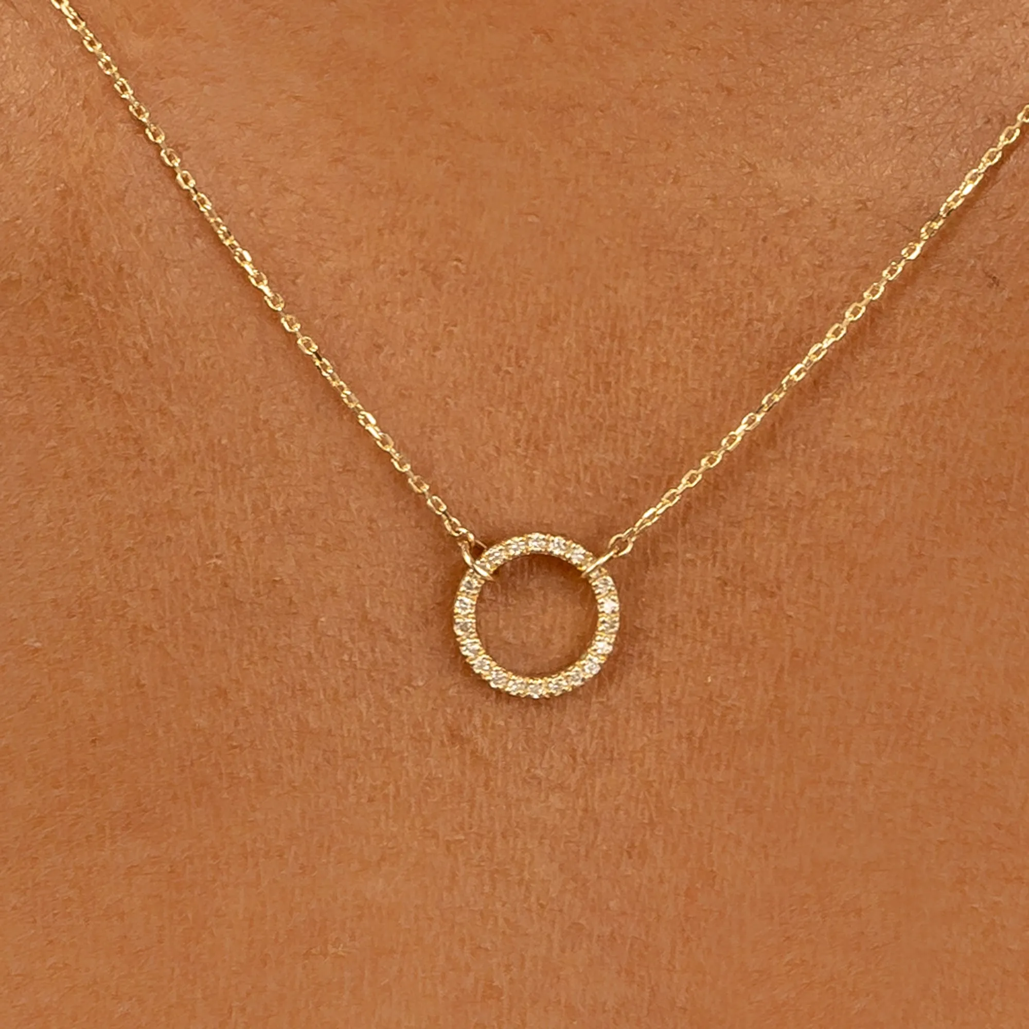 Diamond Circle Of Life Necklace, Lola SARAHELISE