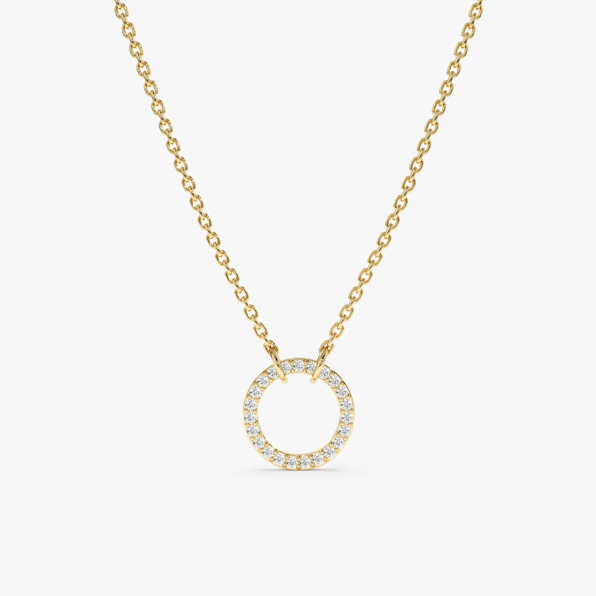 Diamond Circle Of Life Necklace, Lola SARAHELISE