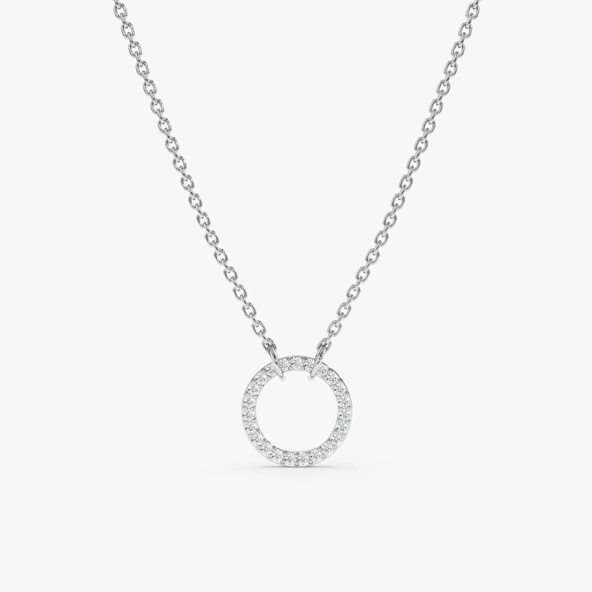 Diamond Circle Of Life Necklace, Lola SARAHELISE