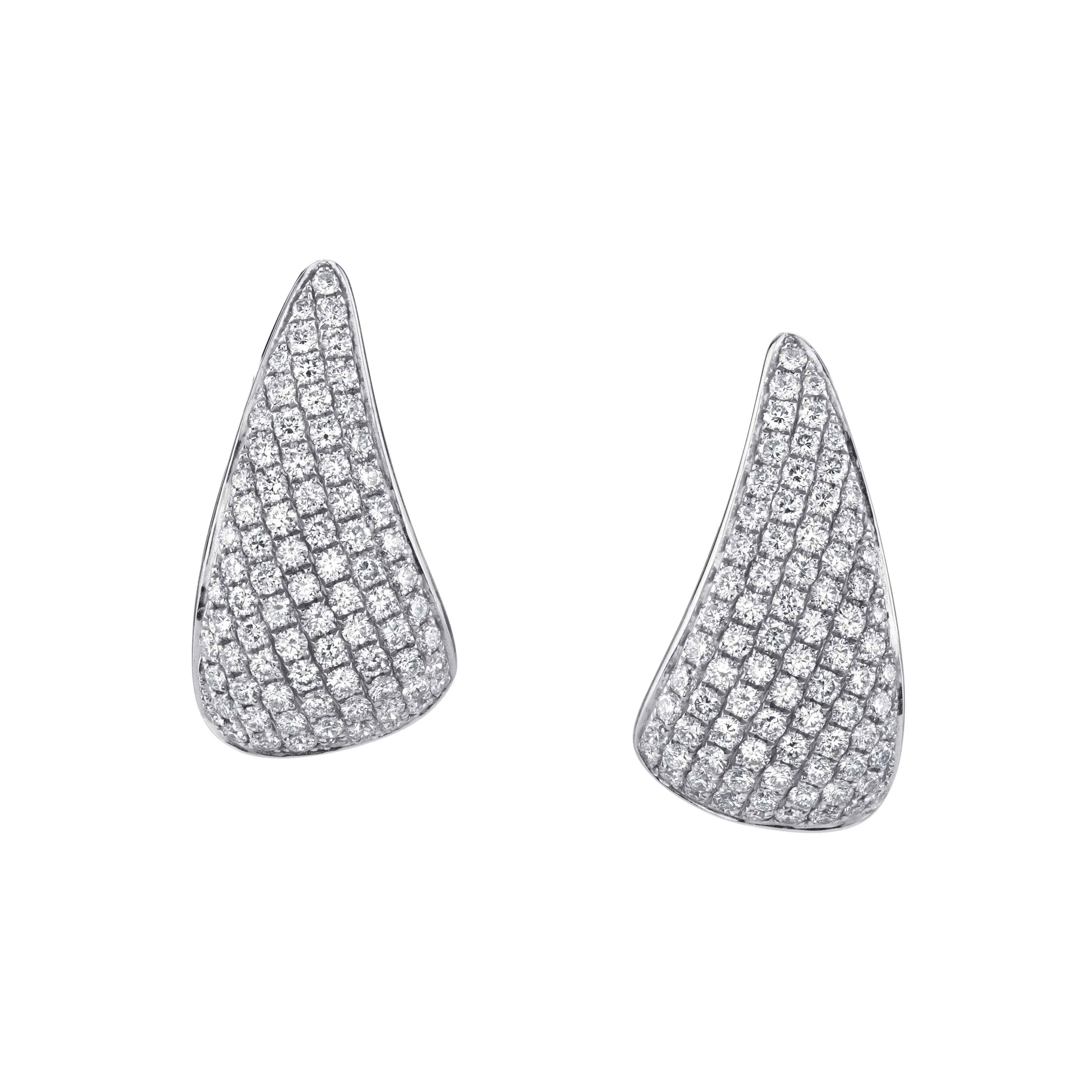 DIAMOND CLAW EARRINGS Anita Ko