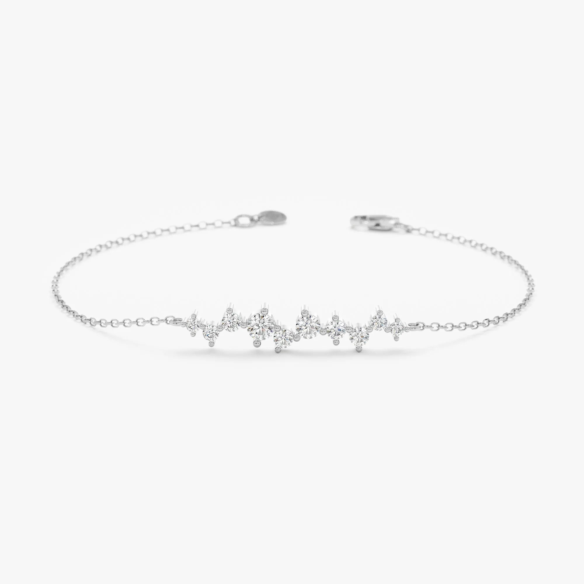 Diamond Cluster Bracelet, Sibyl SARAHELISE