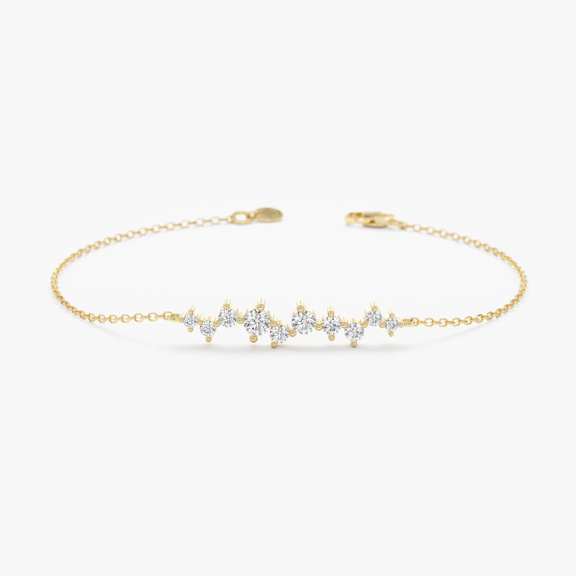 Diamond Cluster Bracelet, Sibyl SARAHELISE