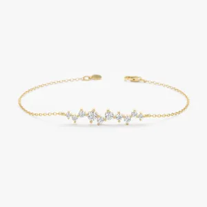 Diamond Cluster Bracelet, Sibyl SARAHELISE