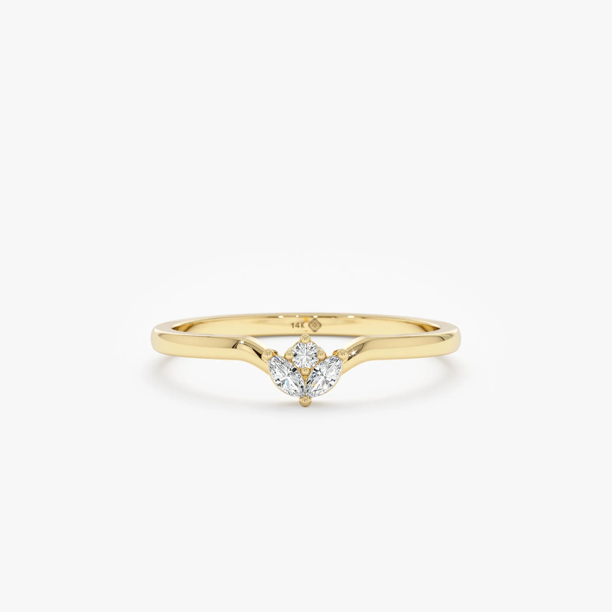Diamond Cluster Nesting Ring, Amaris SARAHELISE