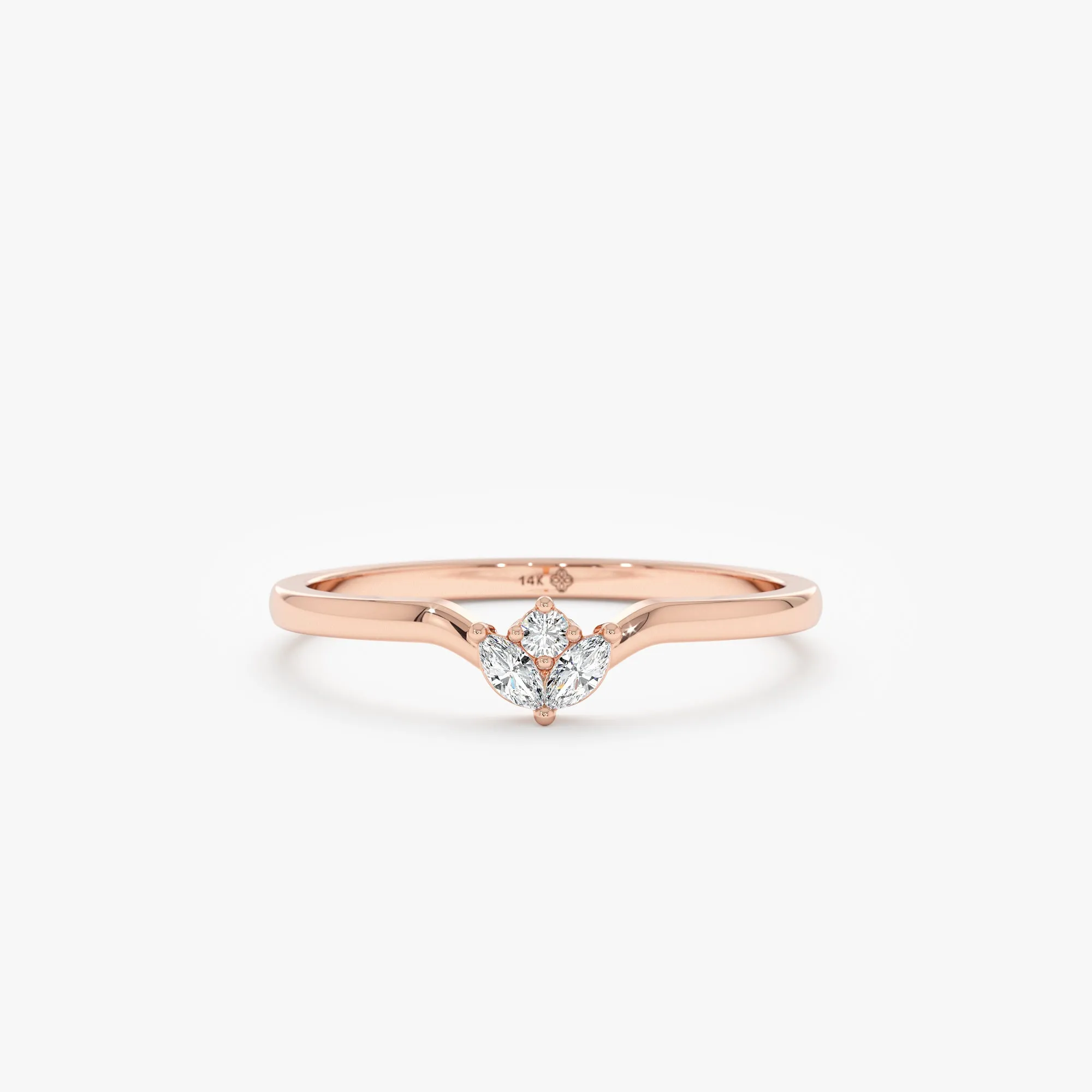 Diamond Cluster Nesting Ring, Amaris SARAHELISE