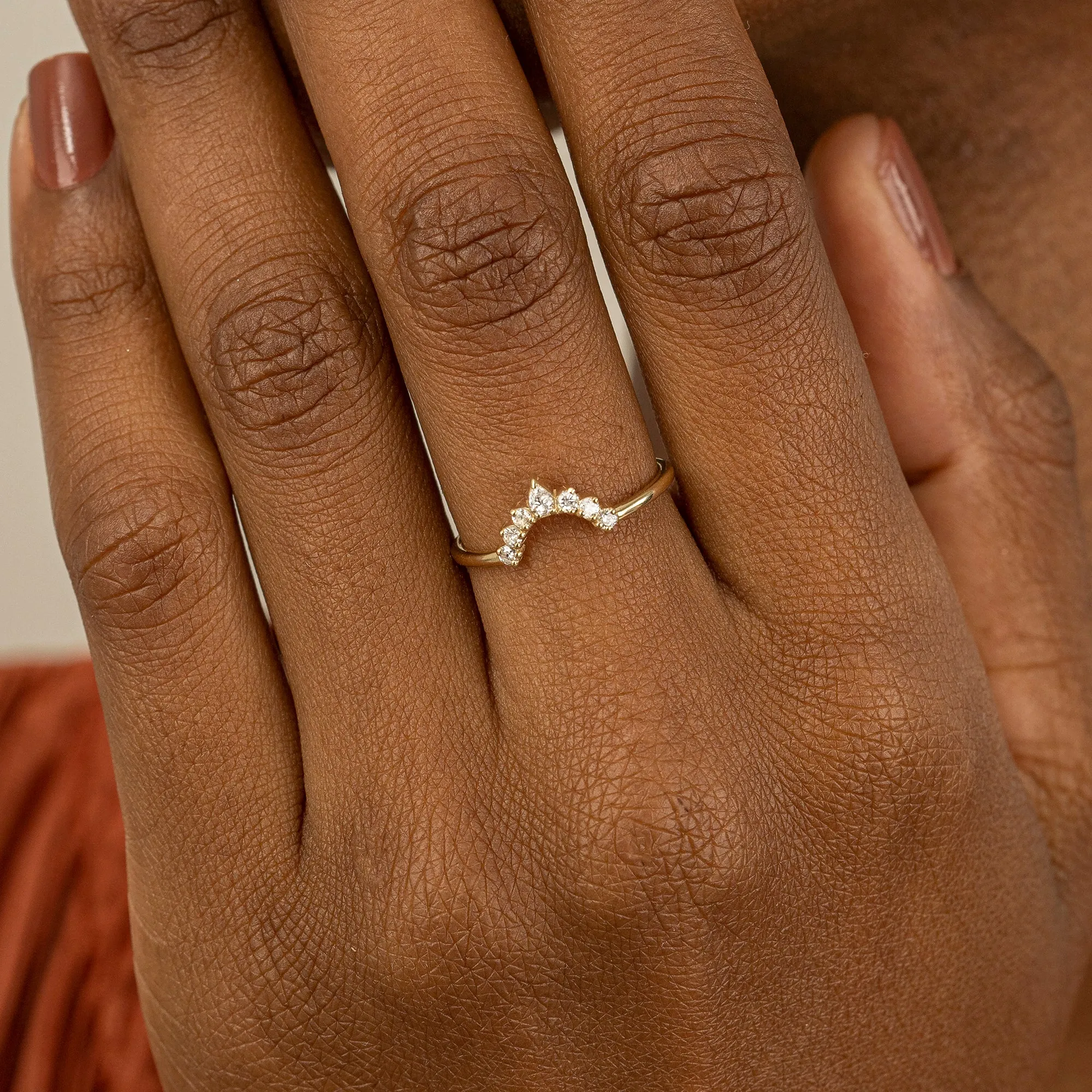Diamond Crown Ring Guard, Mahsa SARAHELISE