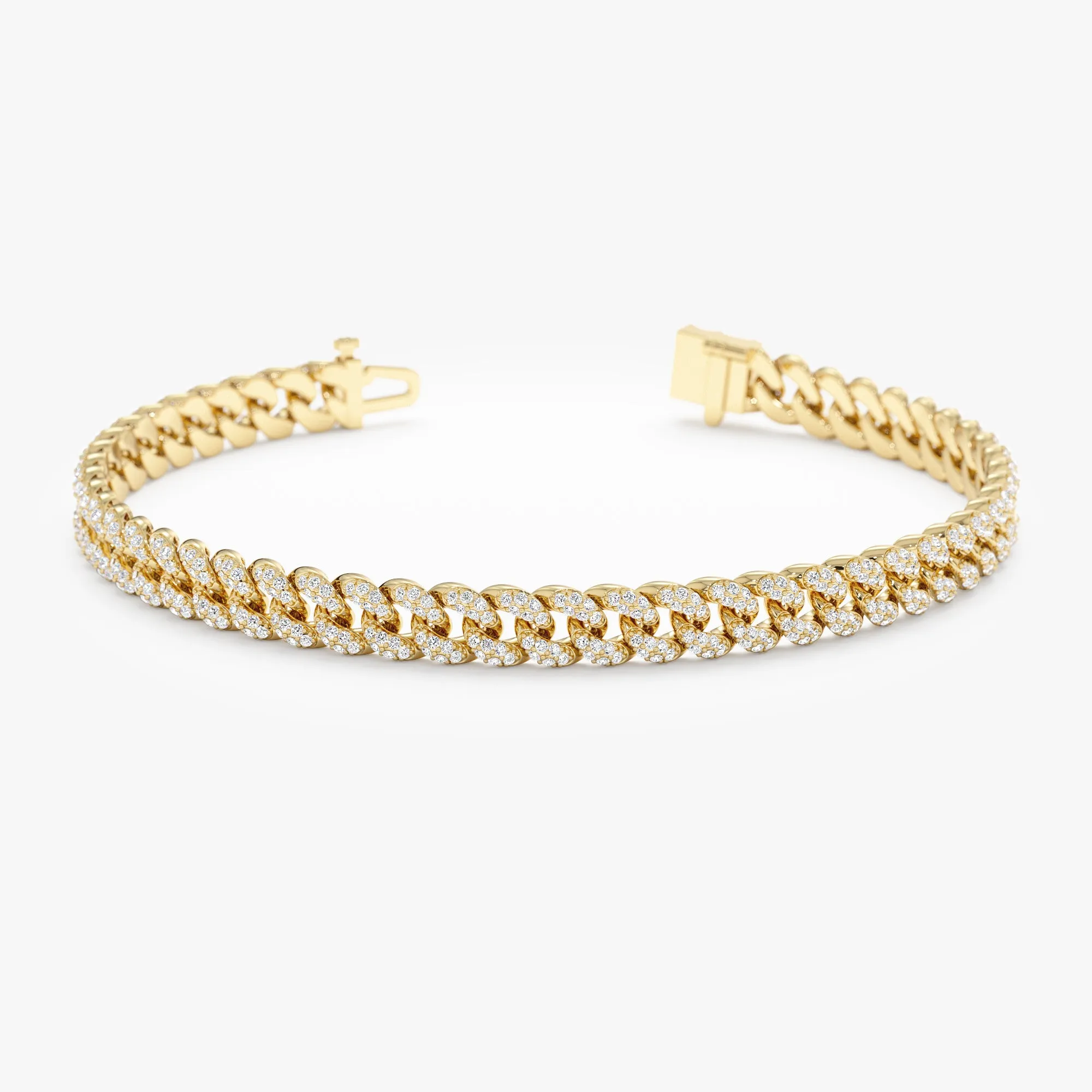 Diamond Cuban Chain Bracelet - 5mm, Sonya SARAHELISE