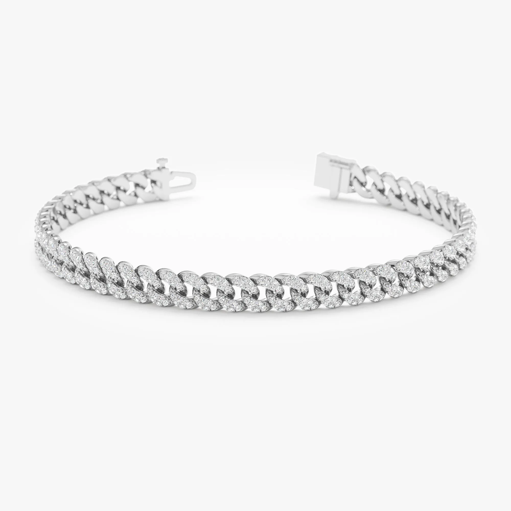 Diamond Cuban Chain Bracelet - 5mm, Sonya SARAHELISE