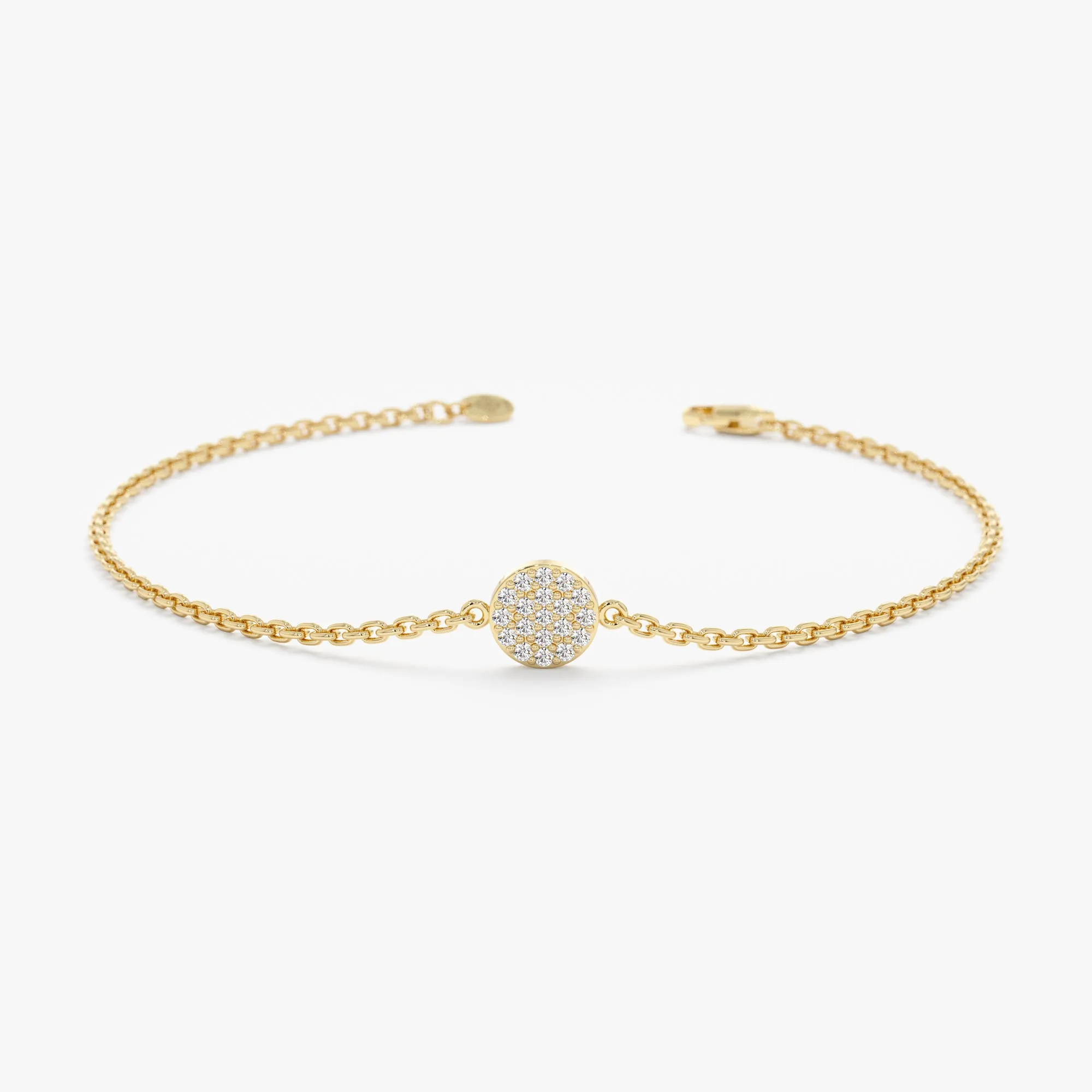 Diamond Disc Bracelet, Maggie SARAHELISE