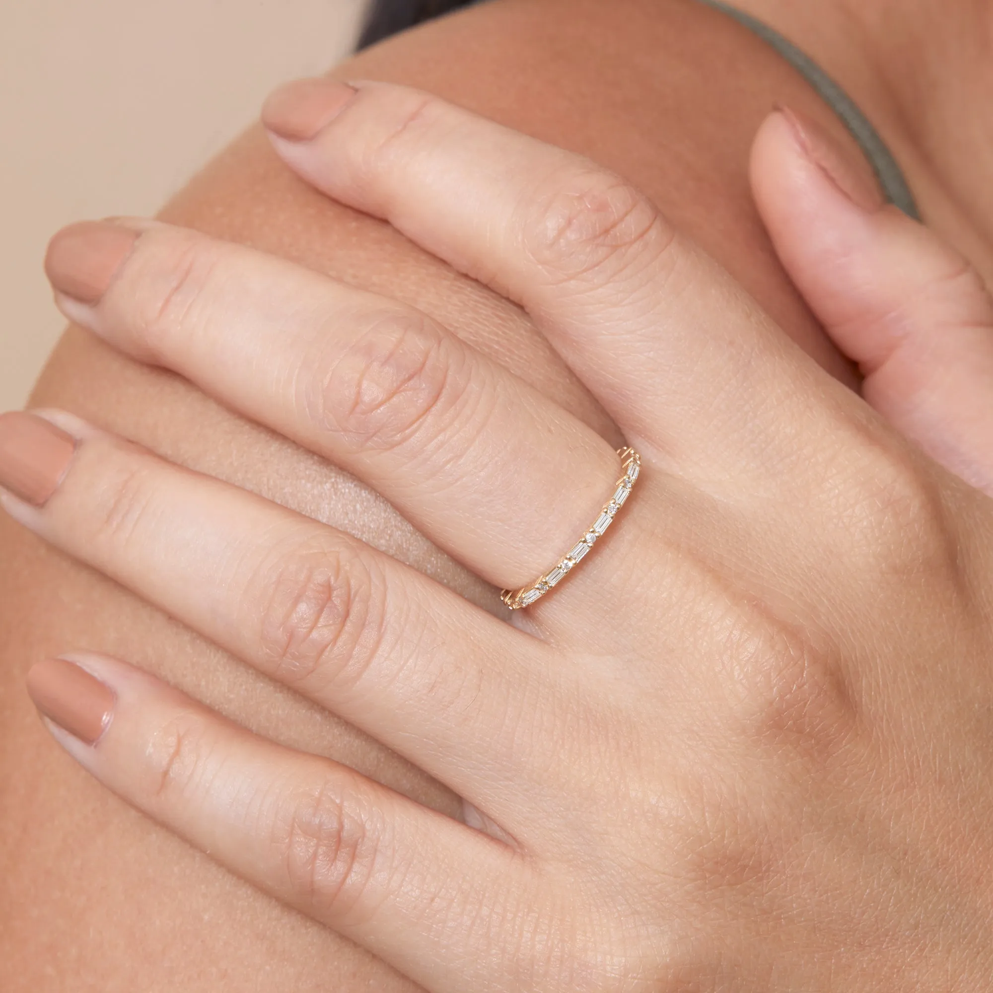 Diamond Dot Dash Eternity Ring, Harper SARAHELISE