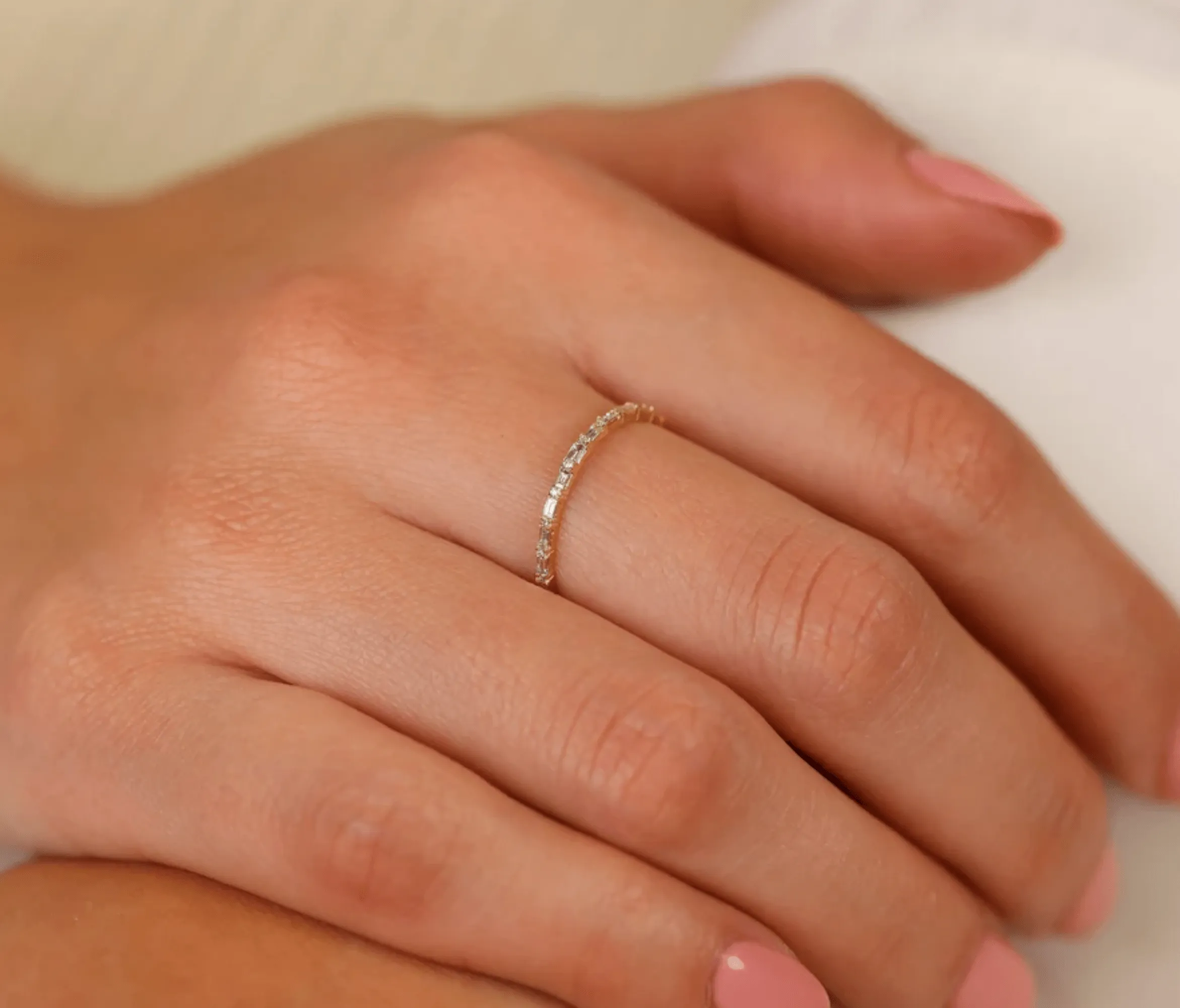 Diamond Dot Dash Half Eternity Ring, Harper SARAHELISE