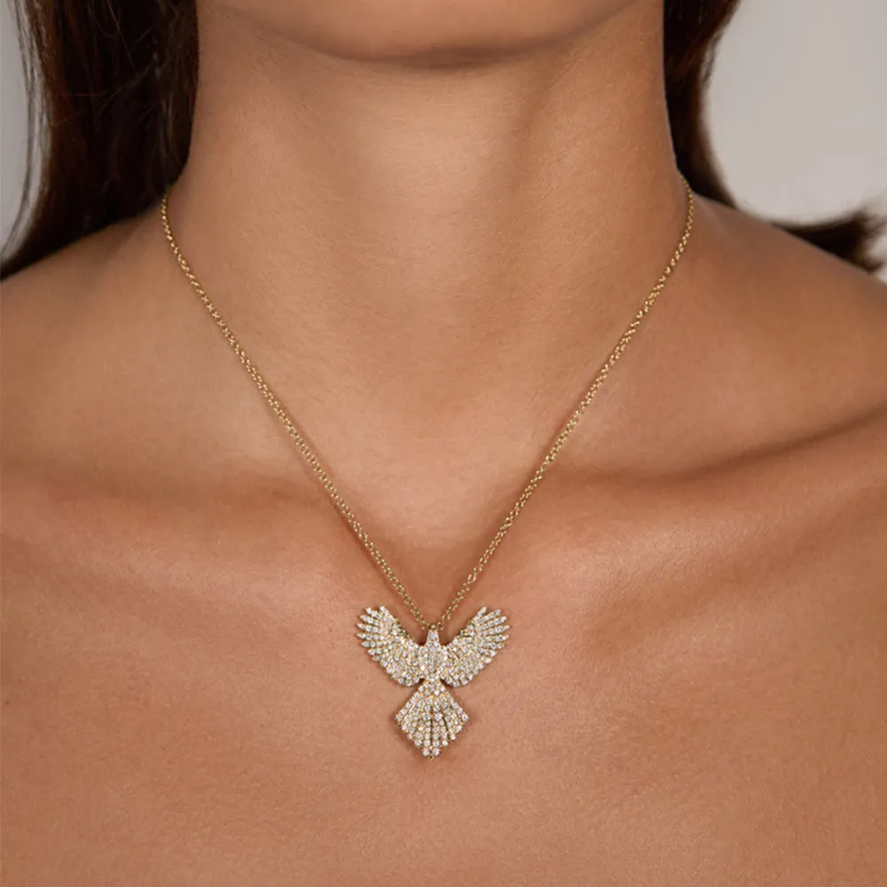 DIAMOND EAGLE PENDANT Anita Ko