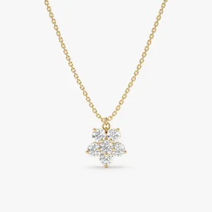 Diamond Flower Necklace, Alondra SARAHELISE