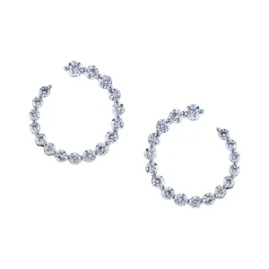 DIAMOND GARLAND EARRINGS Anita Ko
