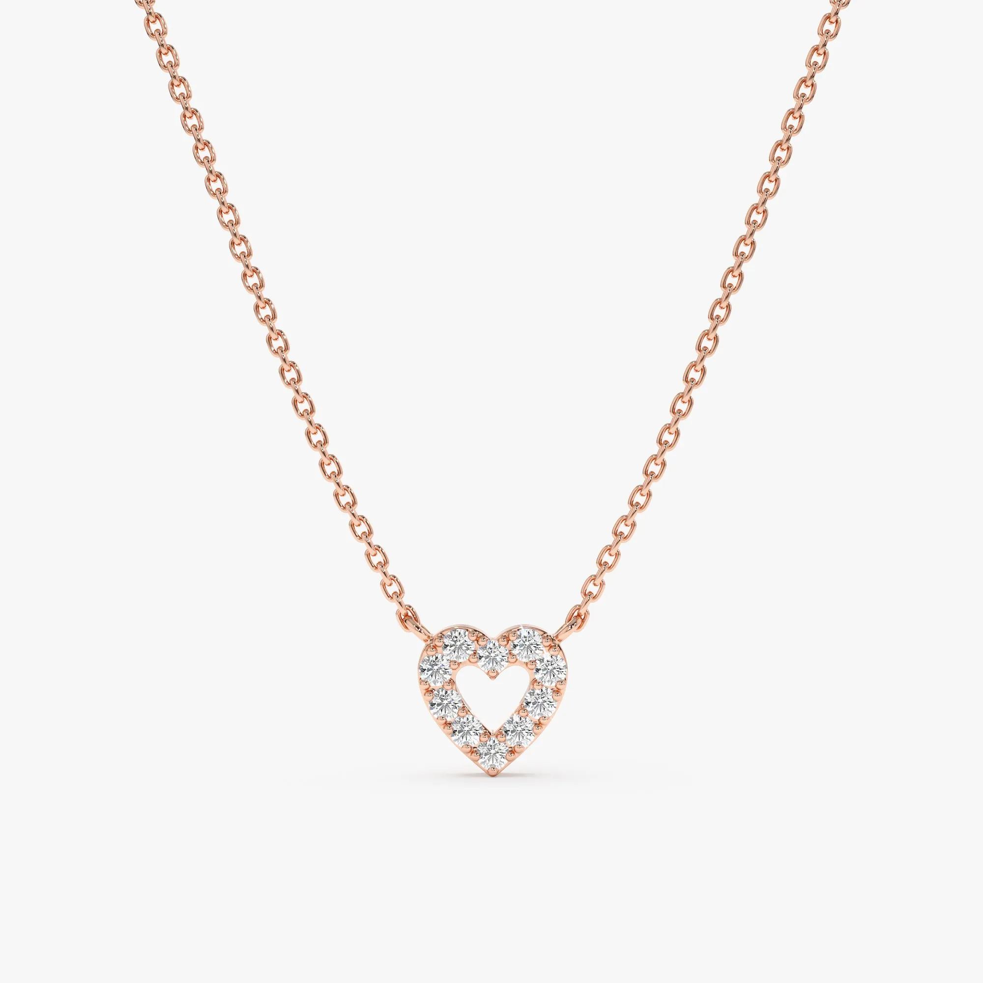 Diamond Heart Necklace, Penelope SARAHELISE