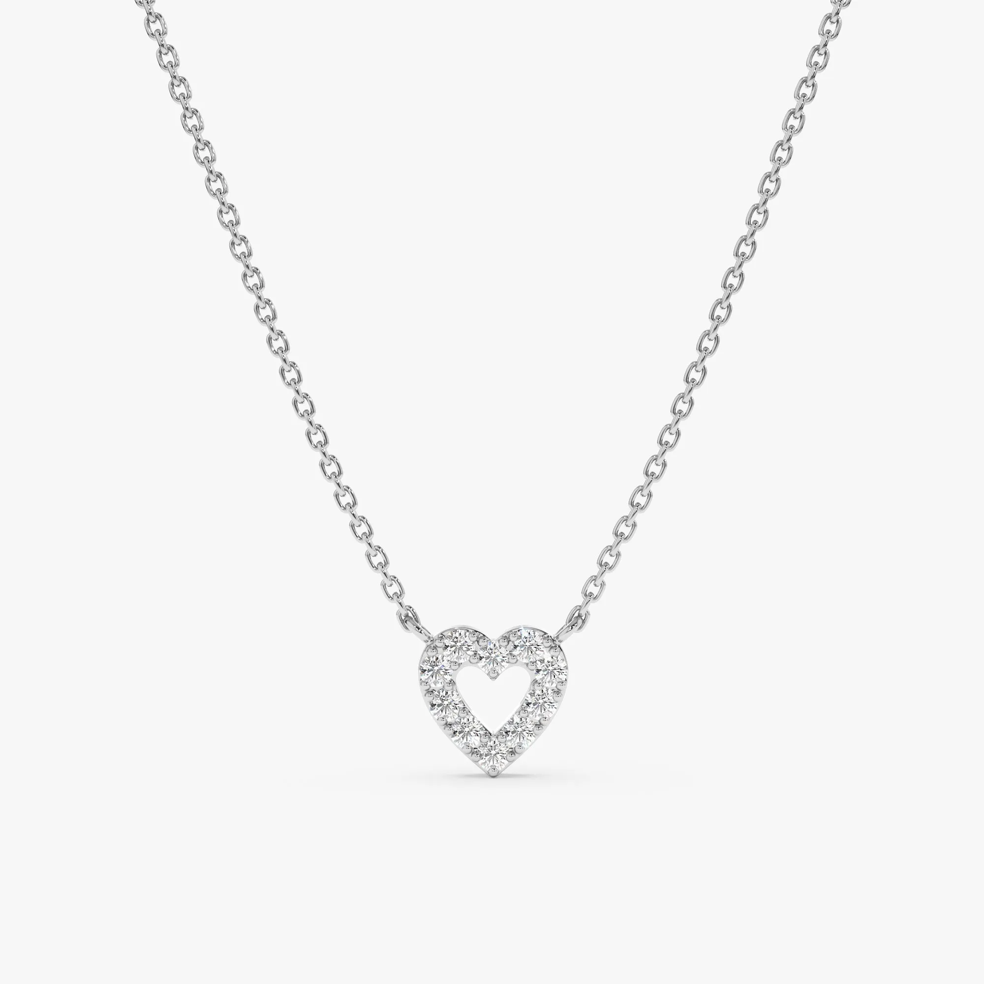 Diamond Heart Necklace, Penelope SARAHELISE