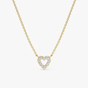 Diamond Heart Necklace, Penelope SARAHELISE
