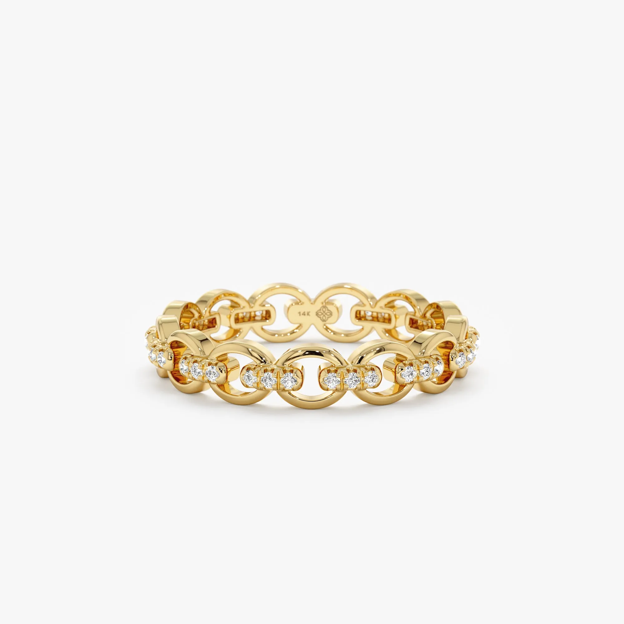 Diamond Infinity Chain Link Ring, Eva SARAHELISE