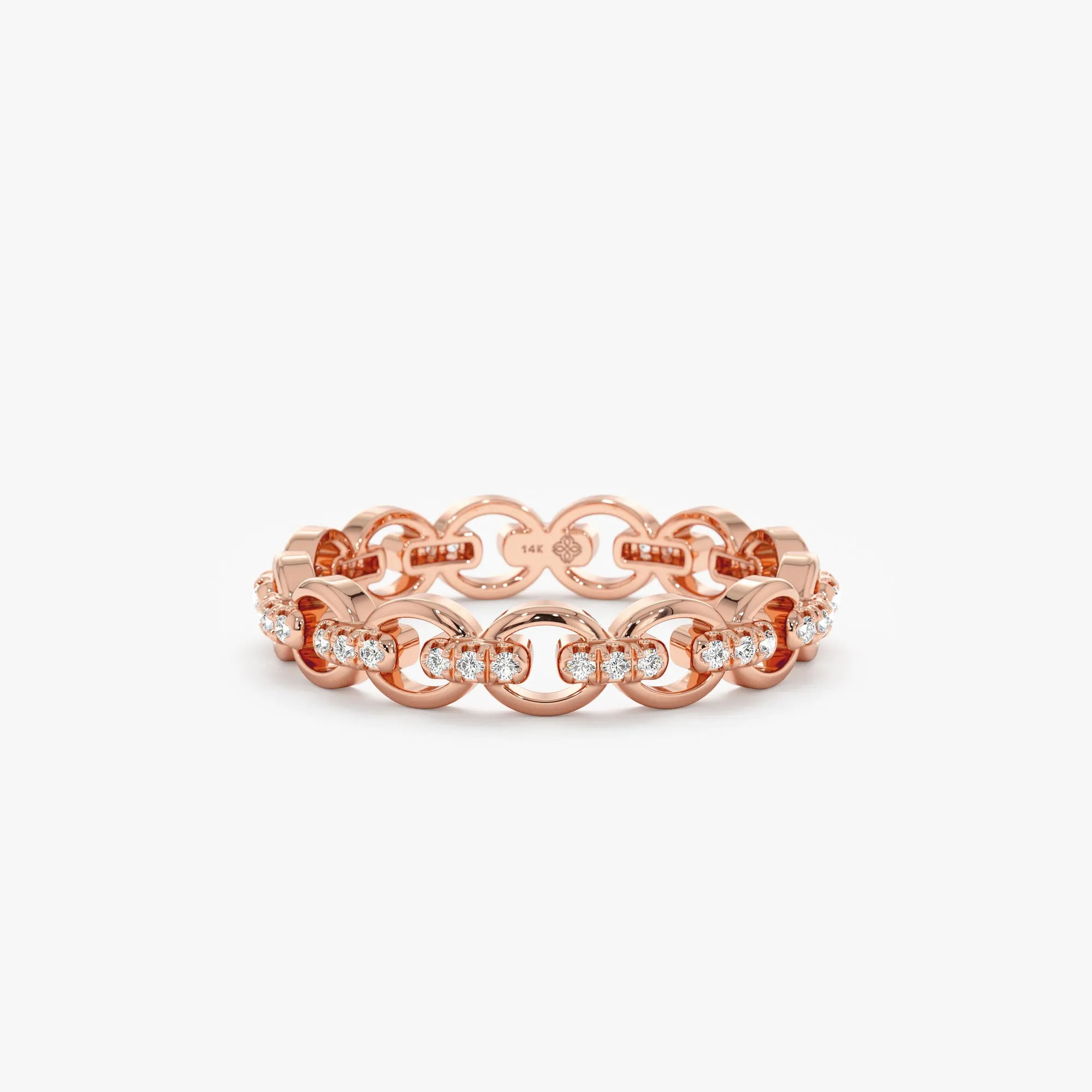 Diamond Infinity Chain Link Ring, Eva SARAHELISE