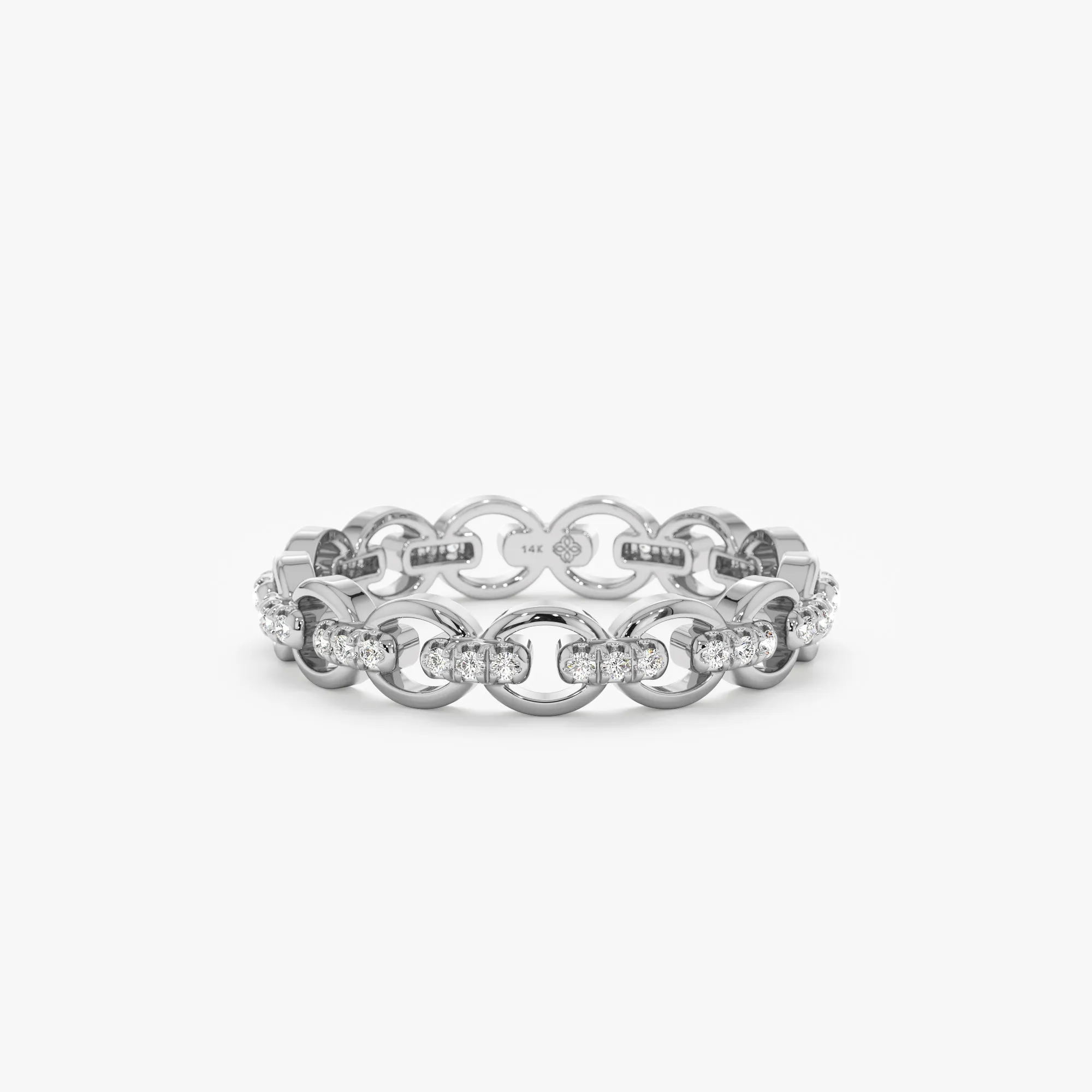 Diamond Infinity Chain Link Ring, Eva SARAHELISE