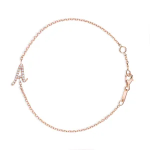 DIAMOND INITIAL BRACELET Anita Ko