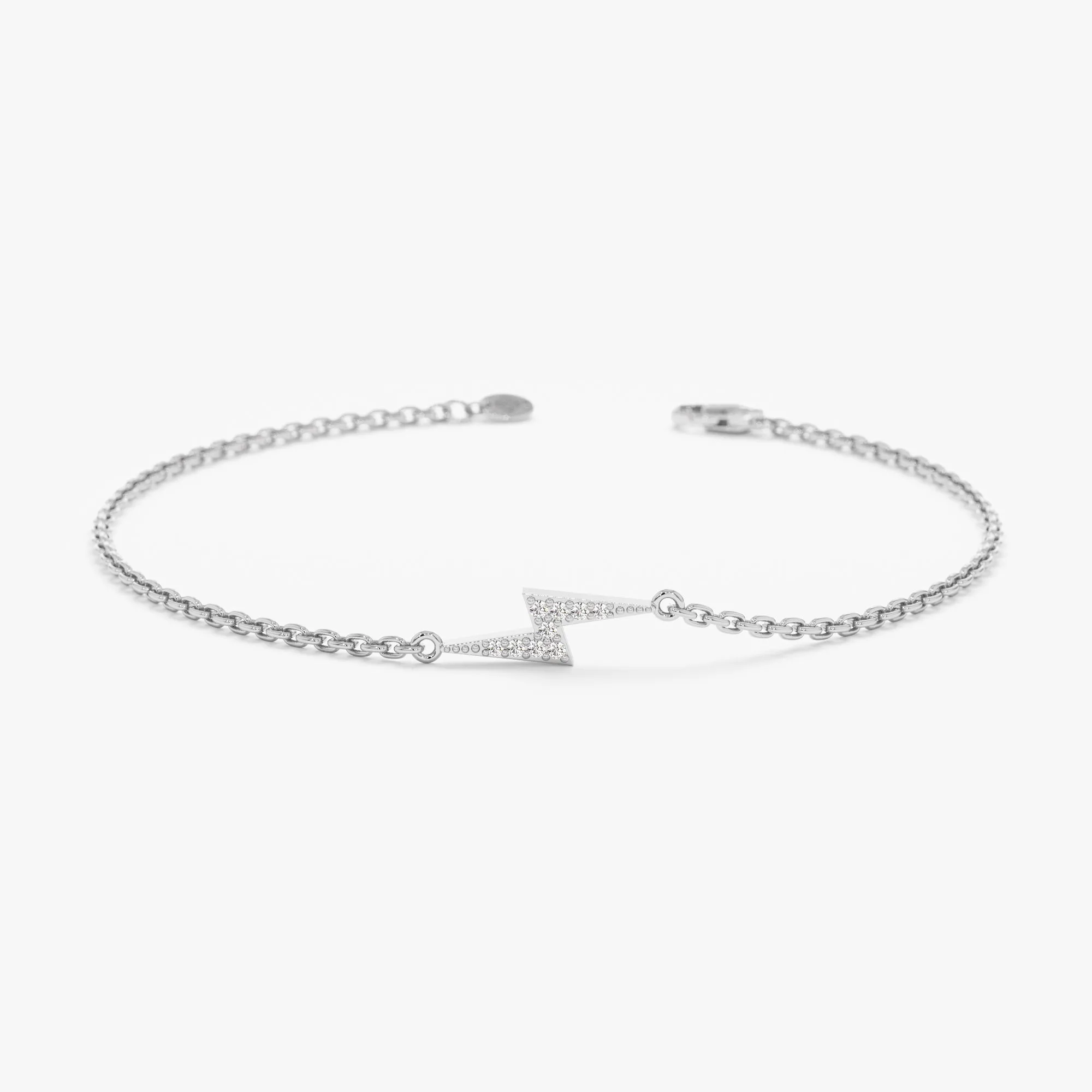 Diamond Lightning Bolt Bracelet, Electra SARAHELISE