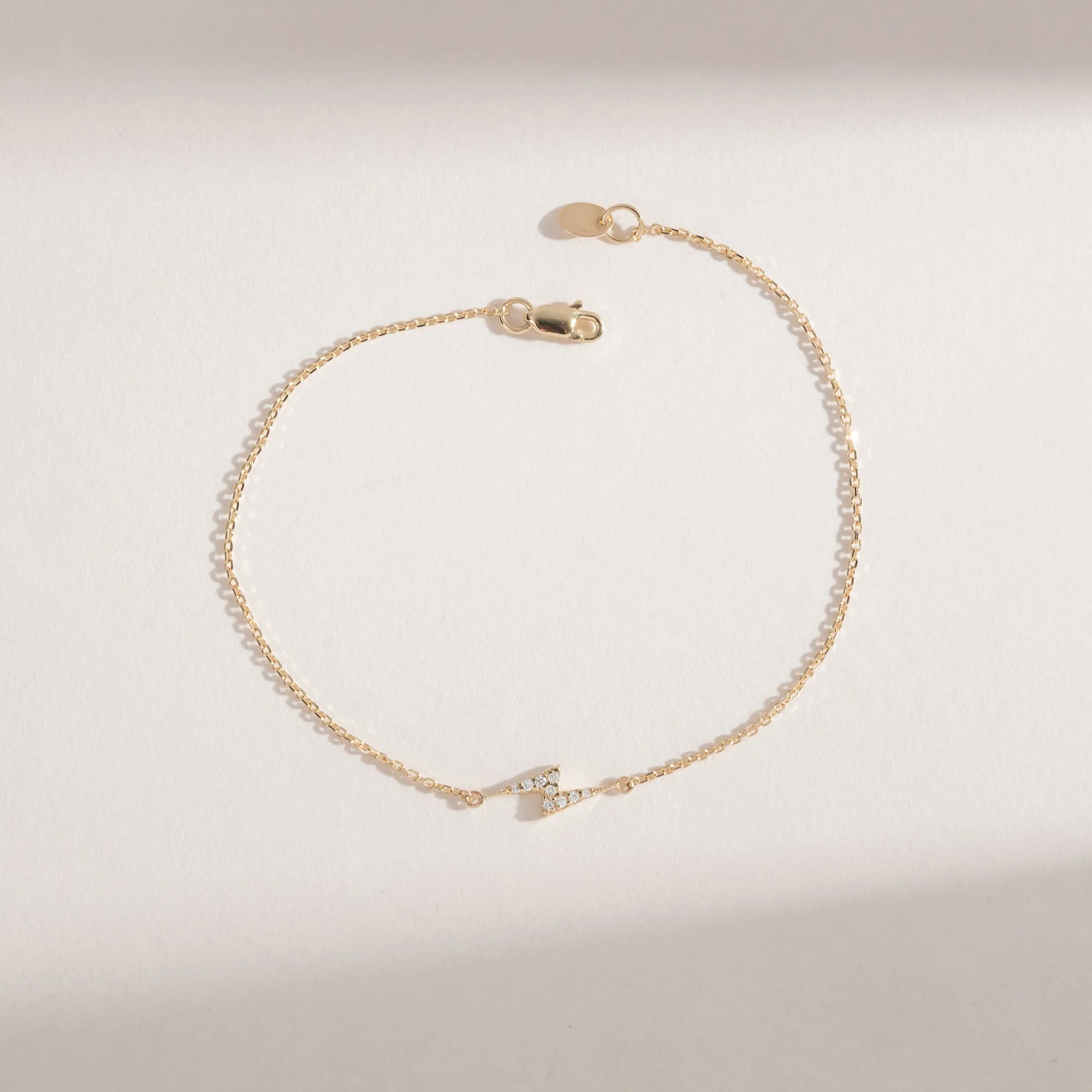 Diamond Lightning Bolt Bracelet, Electra SARAHELISE