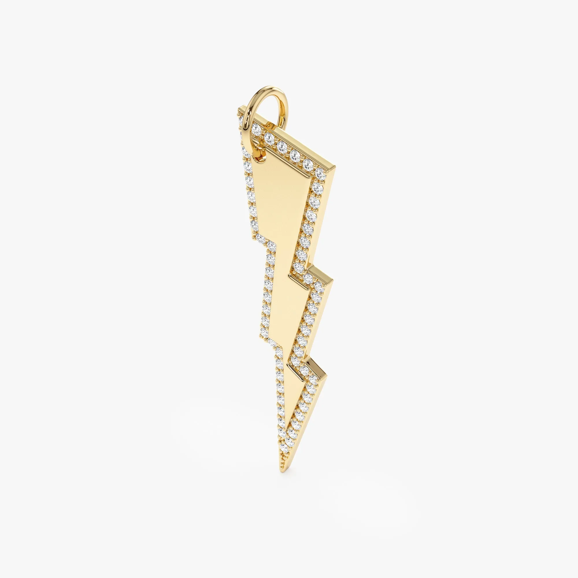 Diamond Lightning Bolt Charm, Electra SARAHELISE