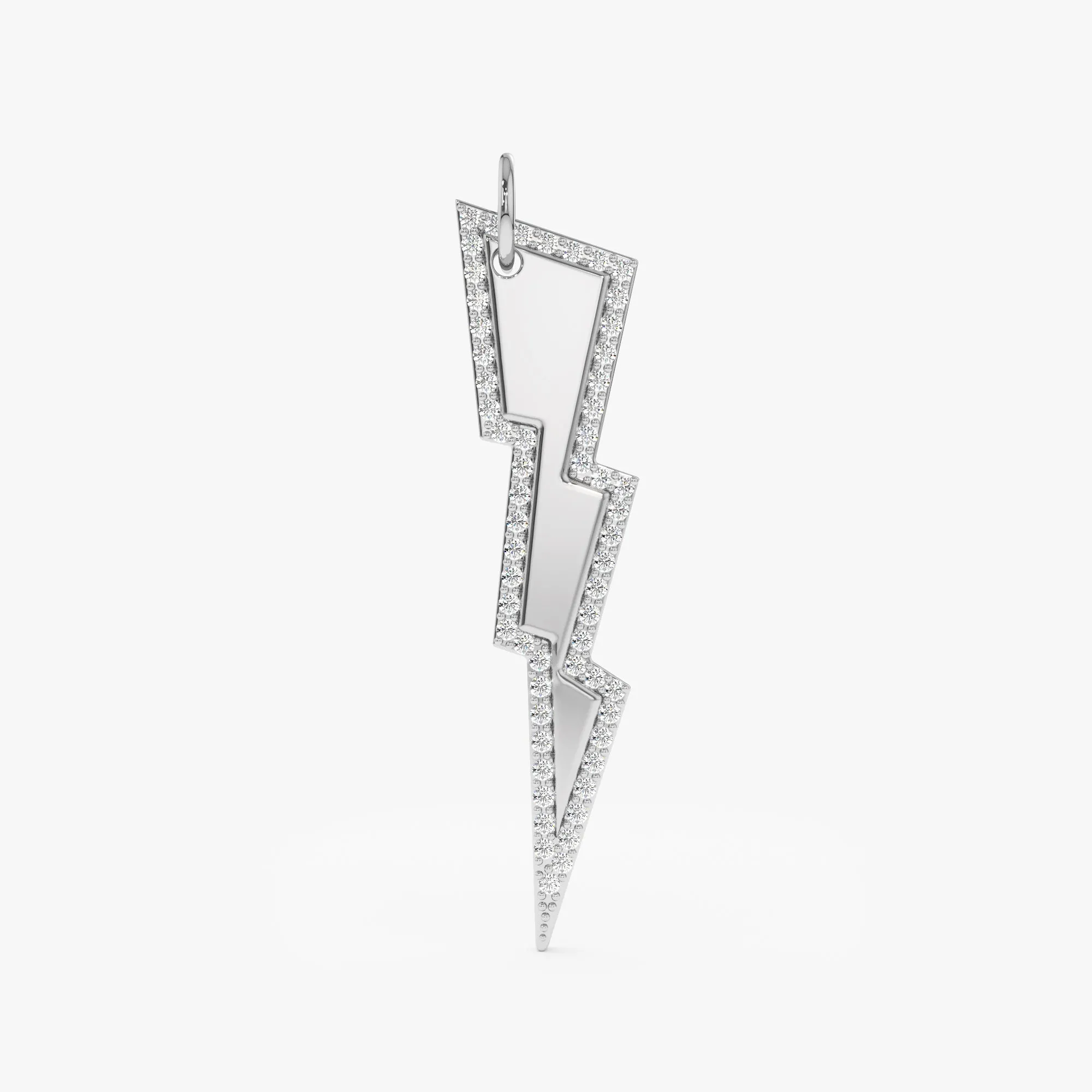 Diamond Lightning Bolt Charm, Electra SARAHELISE