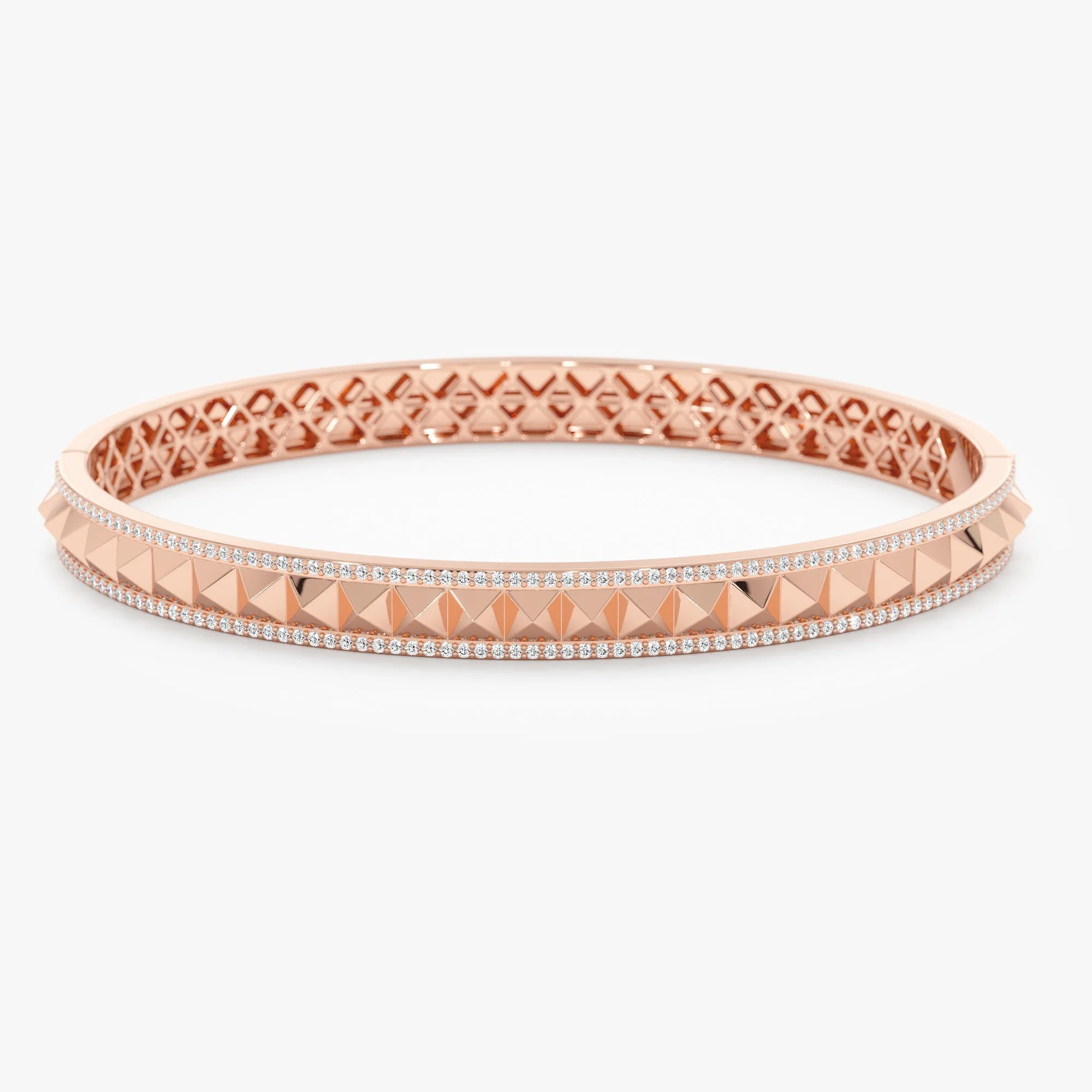 Diamond Pyramid Bangle, Khaleesi SARAHELISE