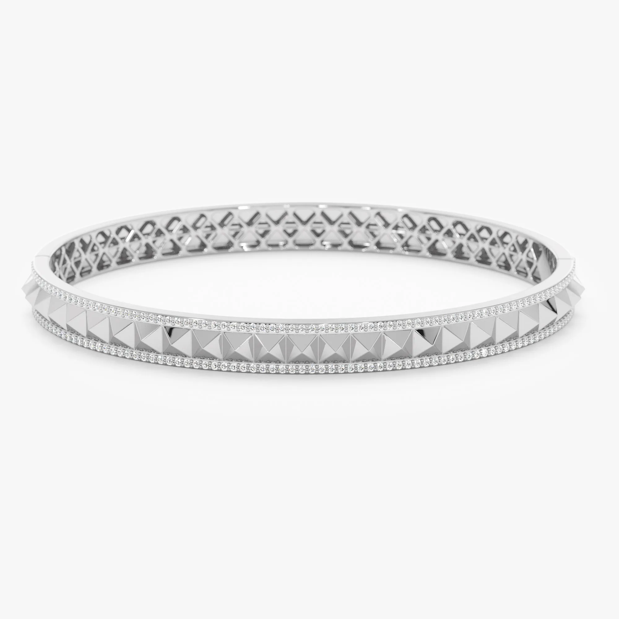 Diamond Pyramid Bangle, Khaleesi SARAHELISE