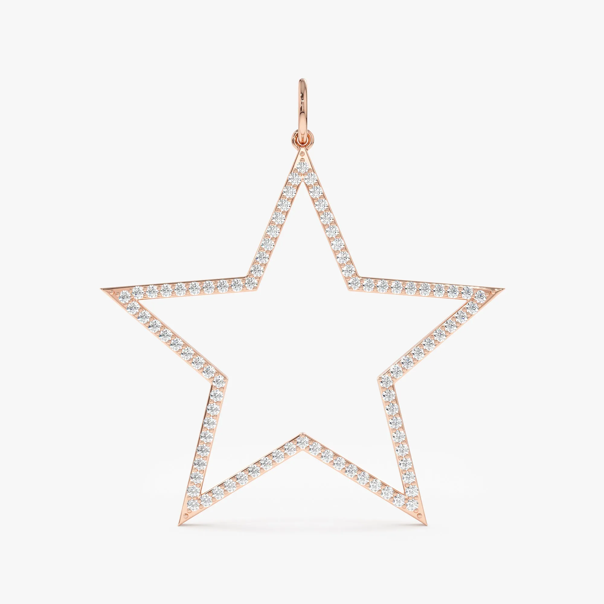 Diamond Star Cutout Charm, Luz SARAHELISE