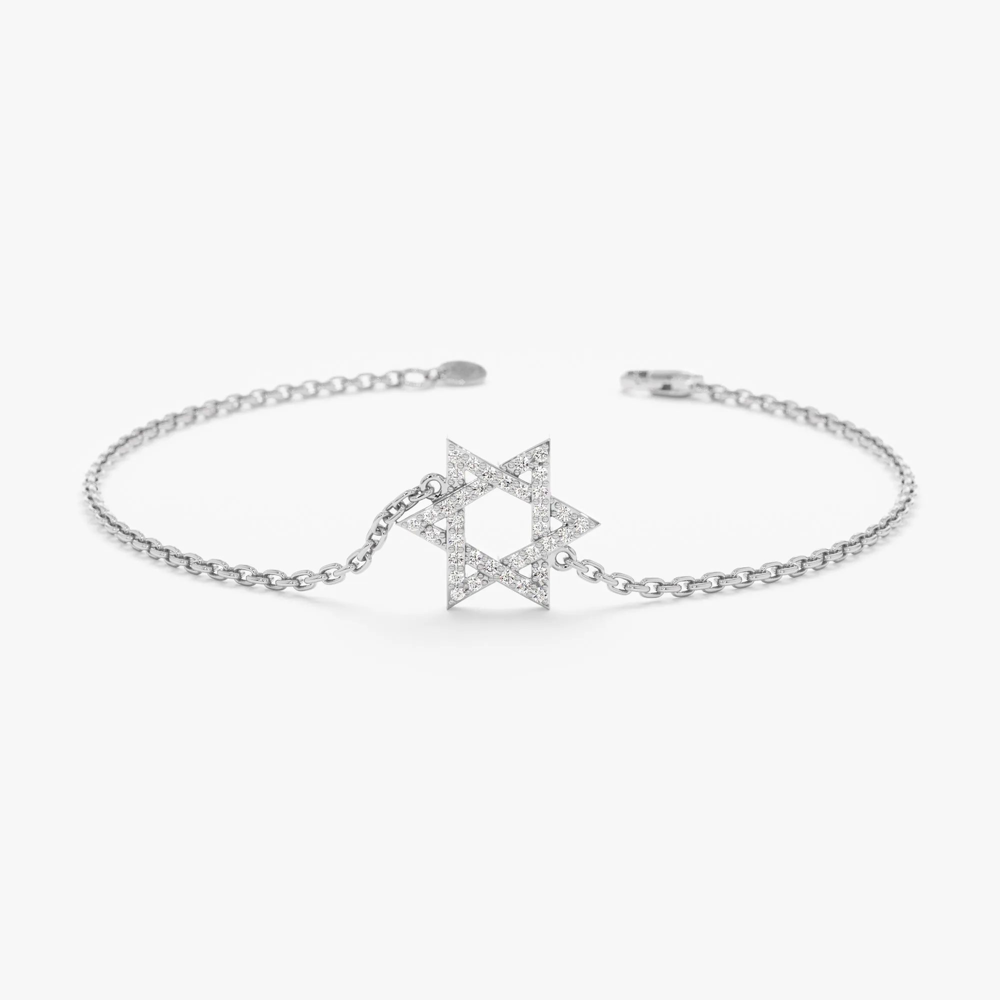 Diamond Star of David Bracelet, Serenity SARAHELISE
