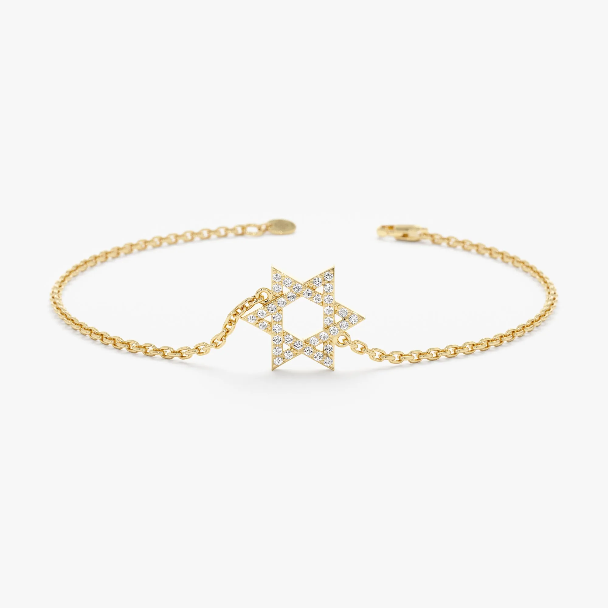 Diamond Star of David Bracelet, Serenity SARAHELISE