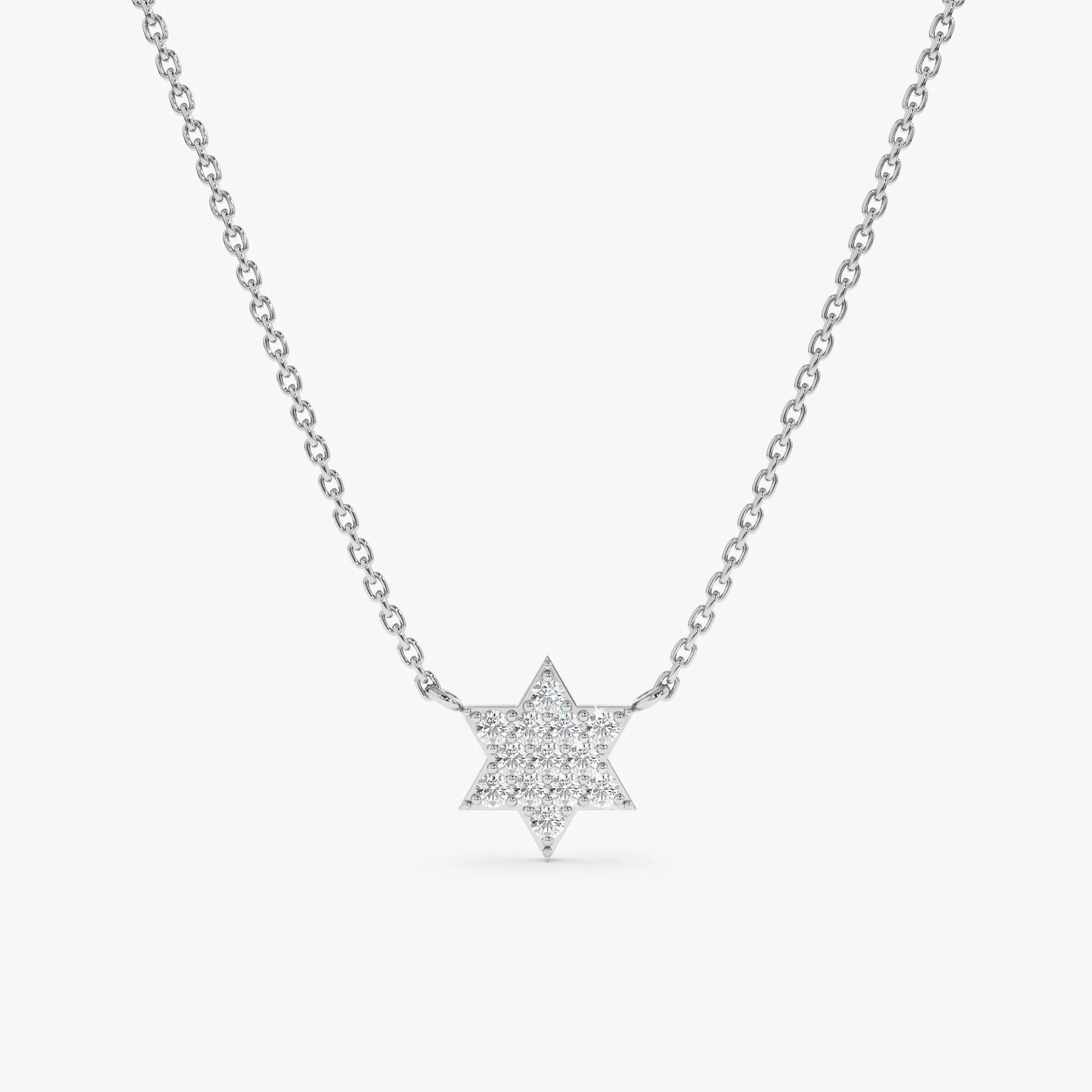Diamond Star of David Necklace, Shlomit SARAHELISE