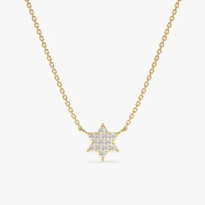 Diamond Star of David Necklace, Shlomit SARAHELISE