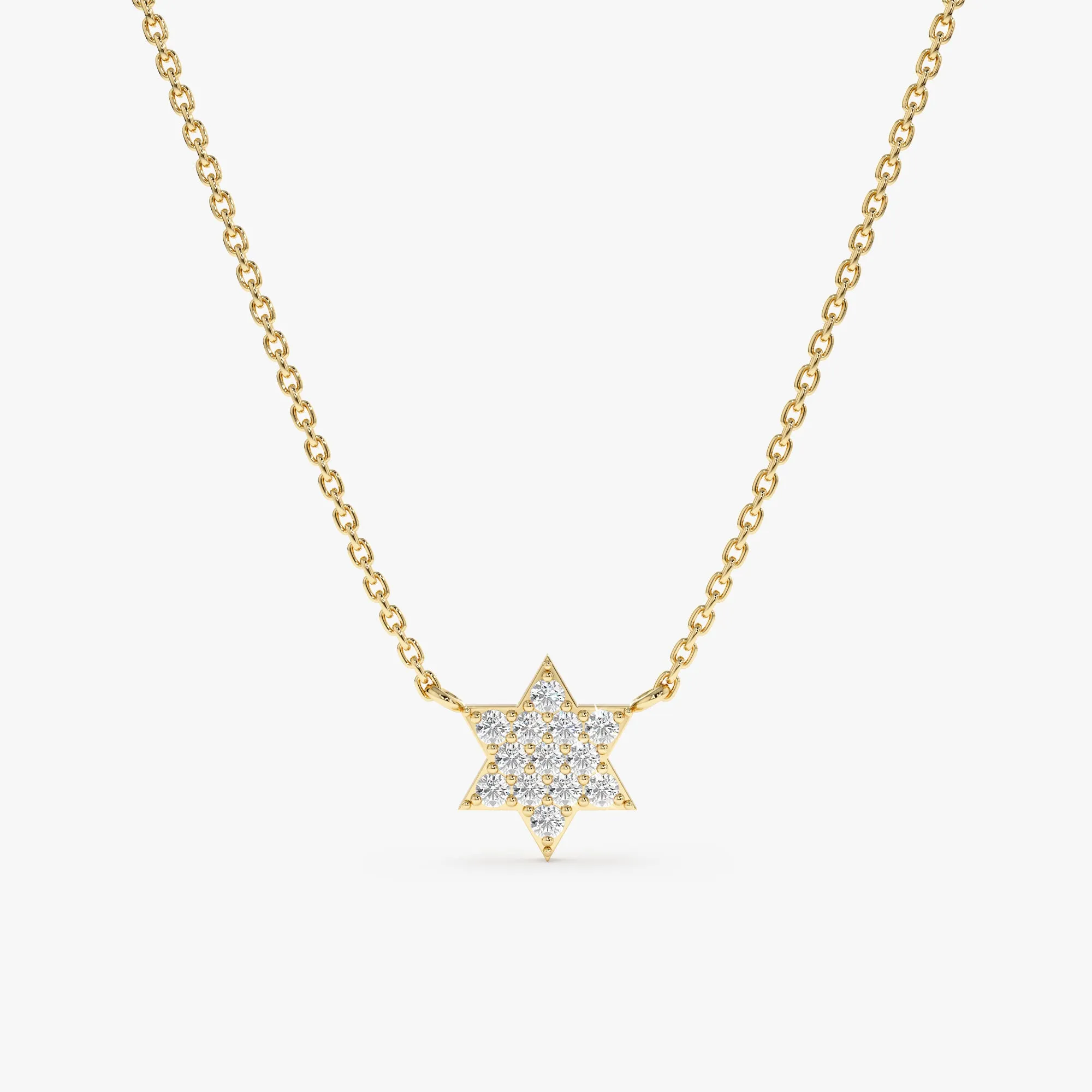 Diamond Star of David Necklace, Shlomit SARAHELISE