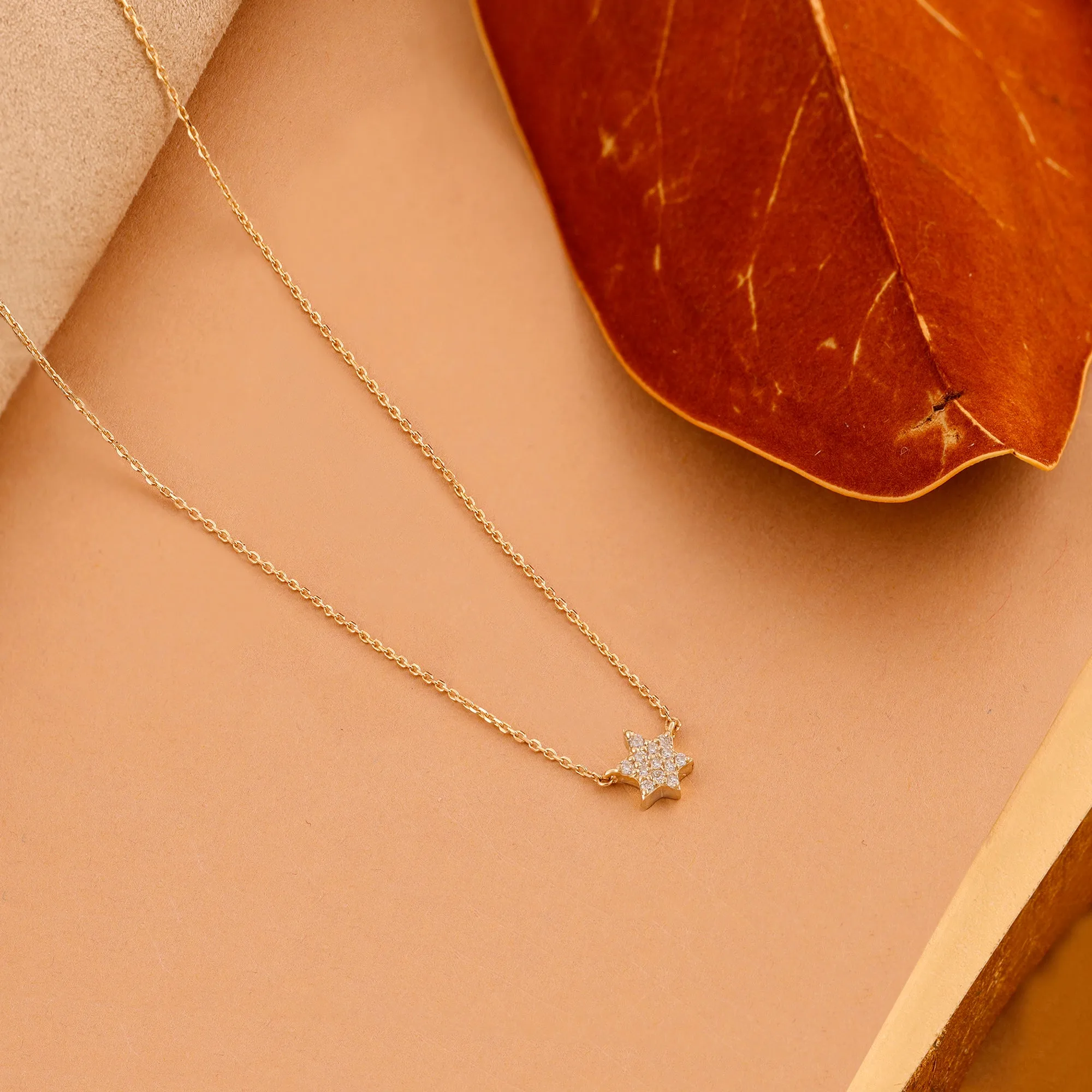 Diamond Star of David Necklace, Shlomit SARAHELISE