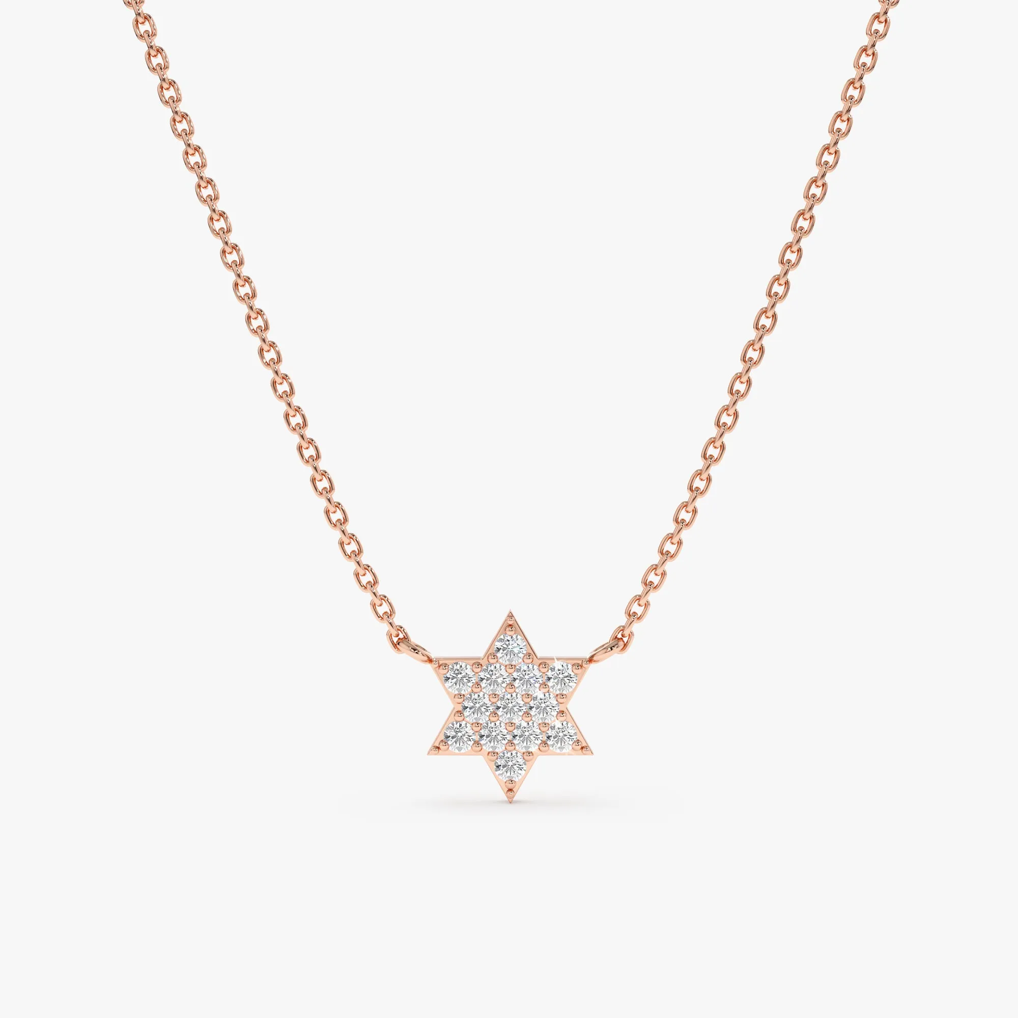 Diamond Star of David Necklace, Shlomit SARAHELISE