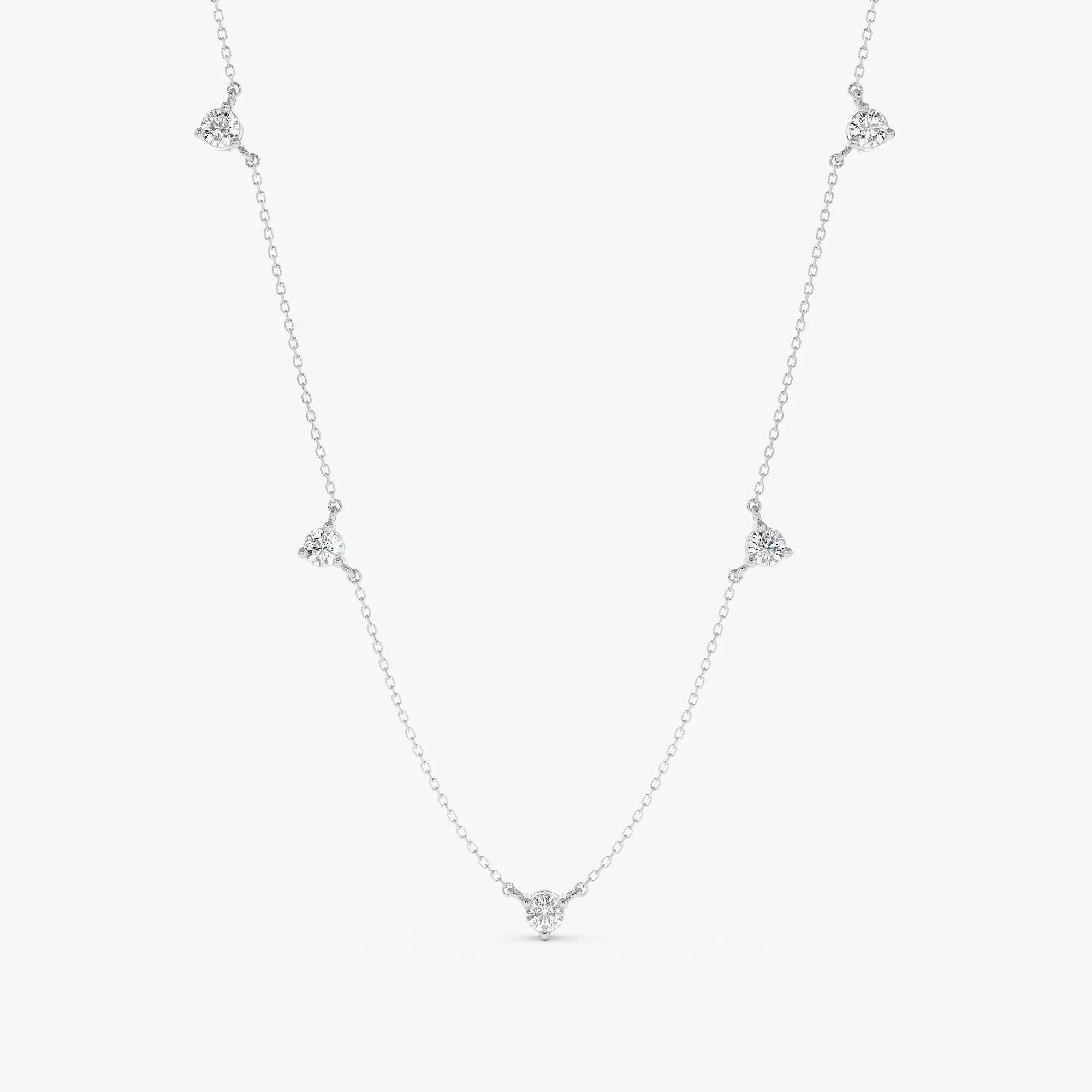 Diamond Station Necklace, Greer SARAHELISE