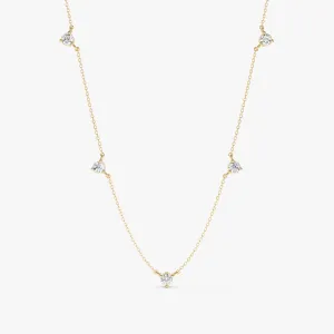 Diamond Station Necklace, Greer SARAHELISE